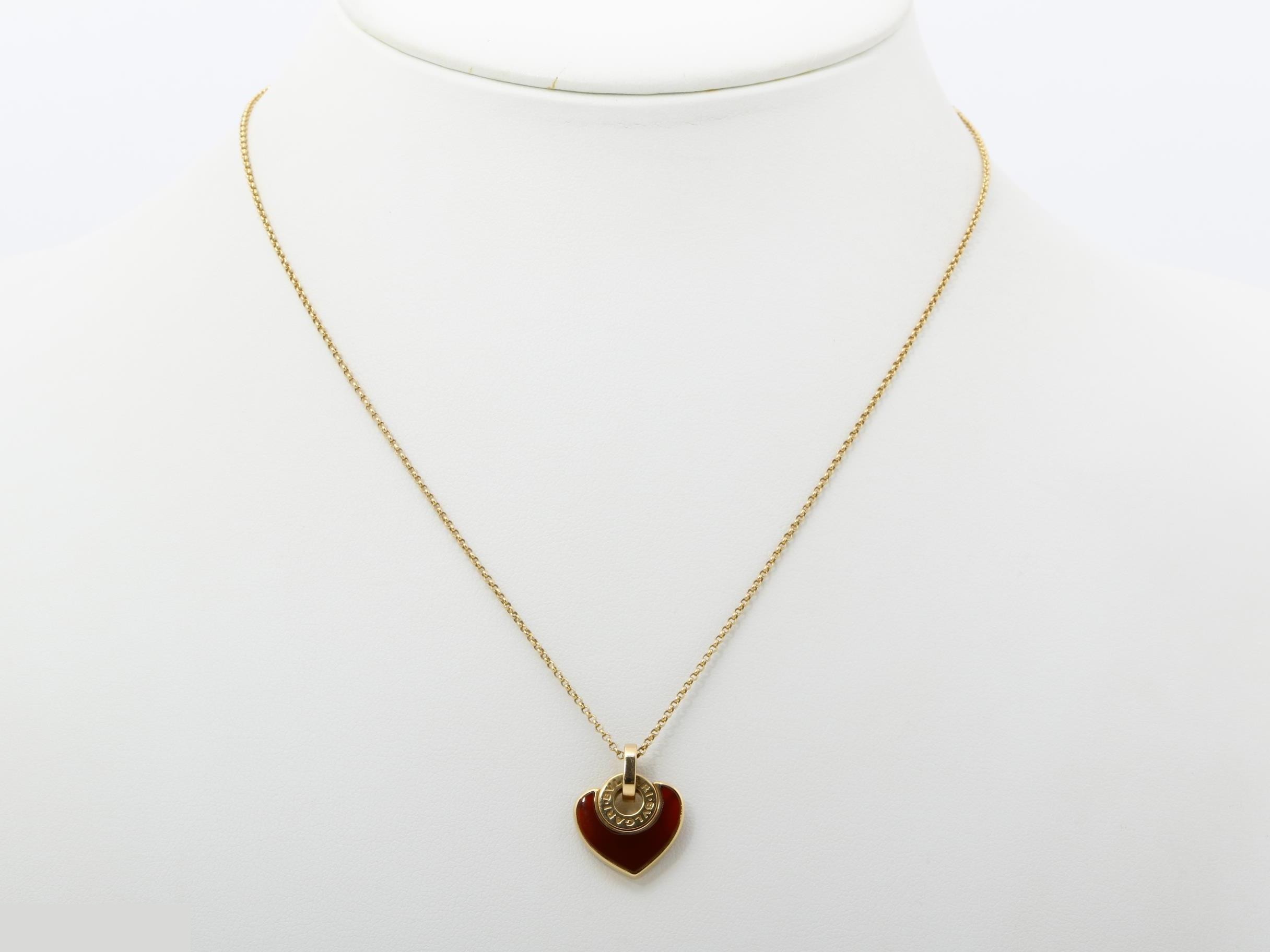 Necklace, 750PG (pink gold), agate, 7.0g, chain approximately 42cm. — view 6