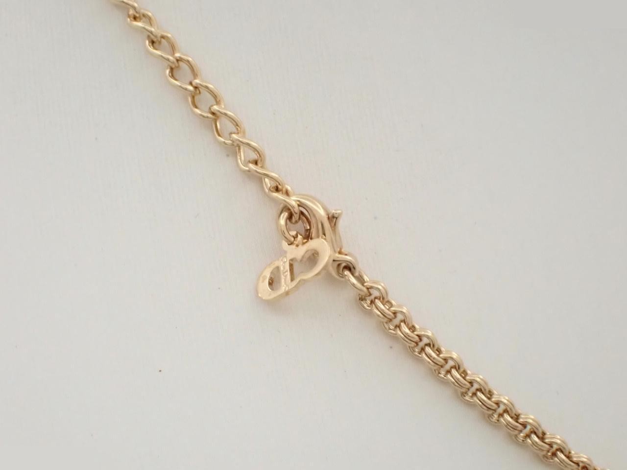 Gold necklace, chain approximately 43cm — view 2