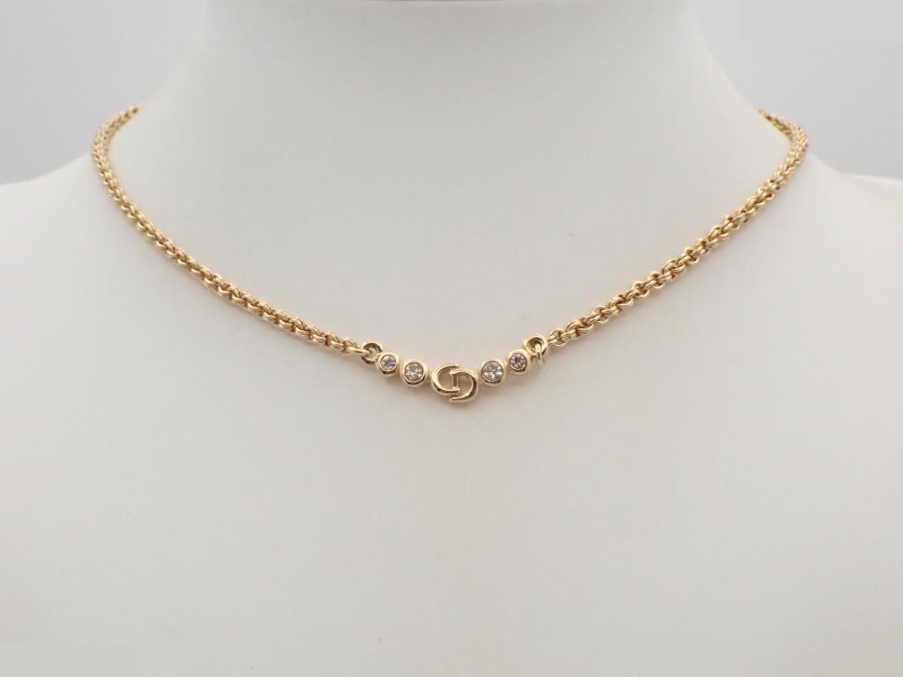 Gold necklace, chain approximately 43cm — view 3
