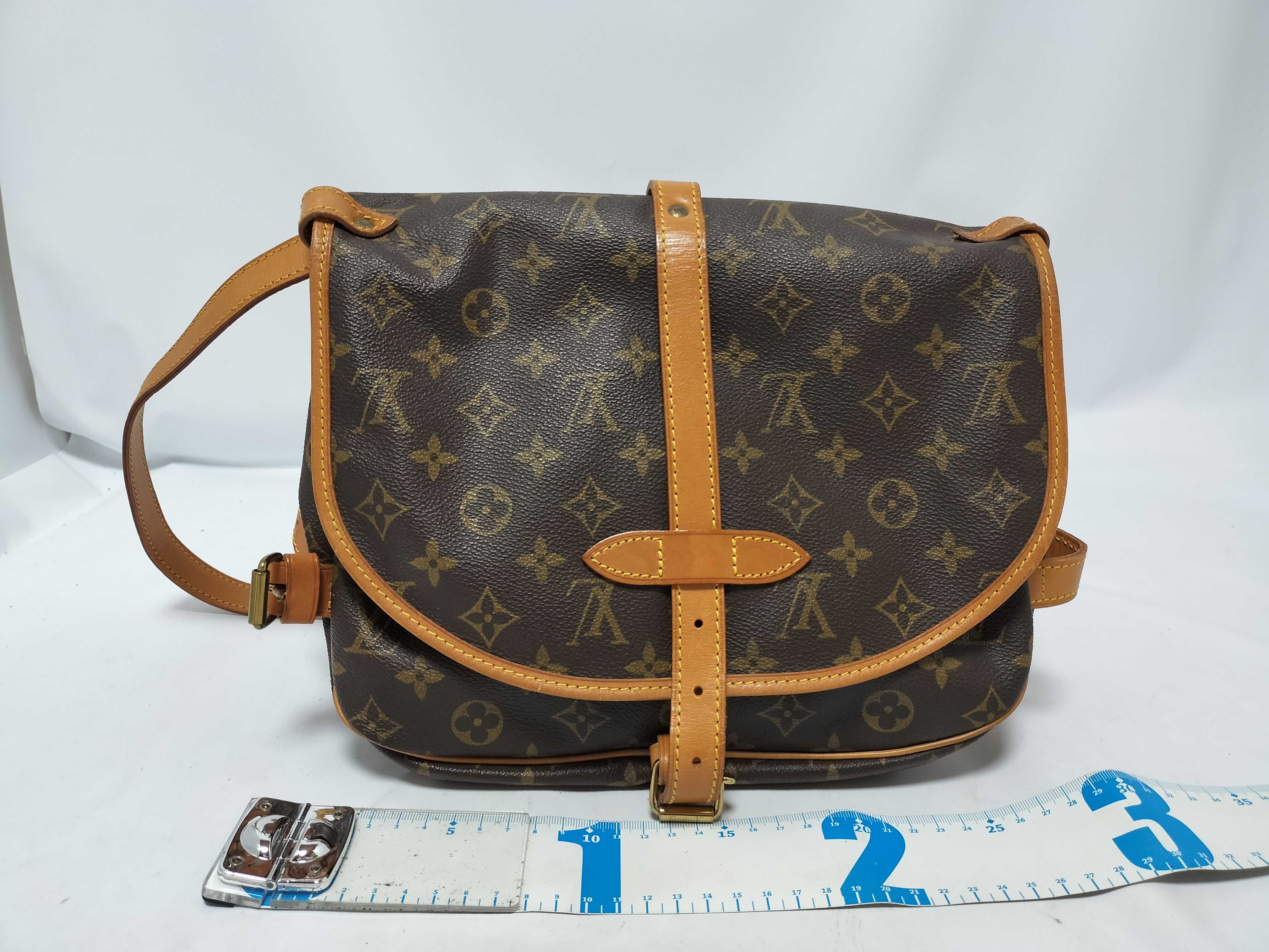 Monogram Saumur Shoulder Bag — view 2
