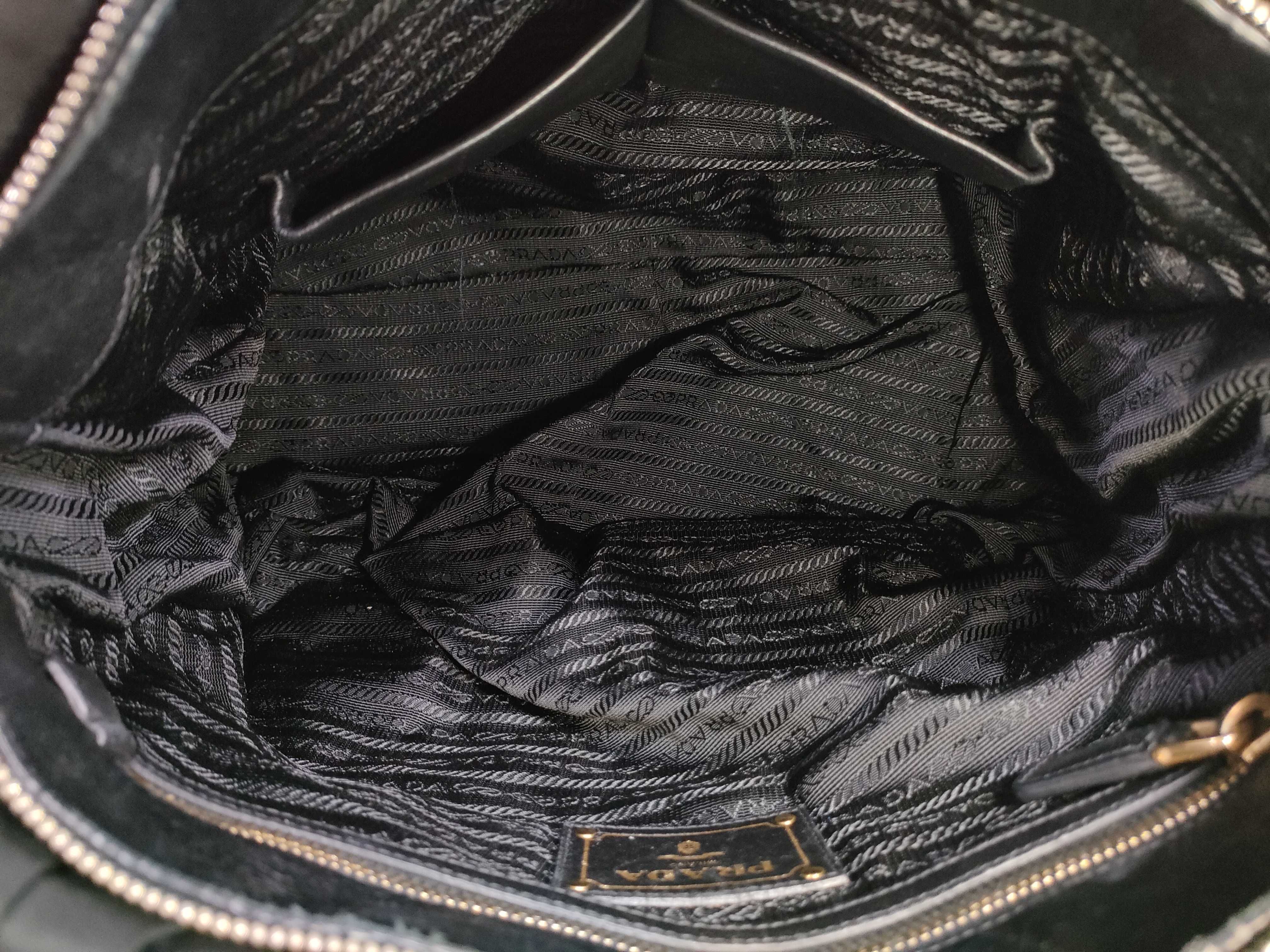 Tessuto Gaufre Nylon Tote Shoulder Bag (Handbag) — view 14