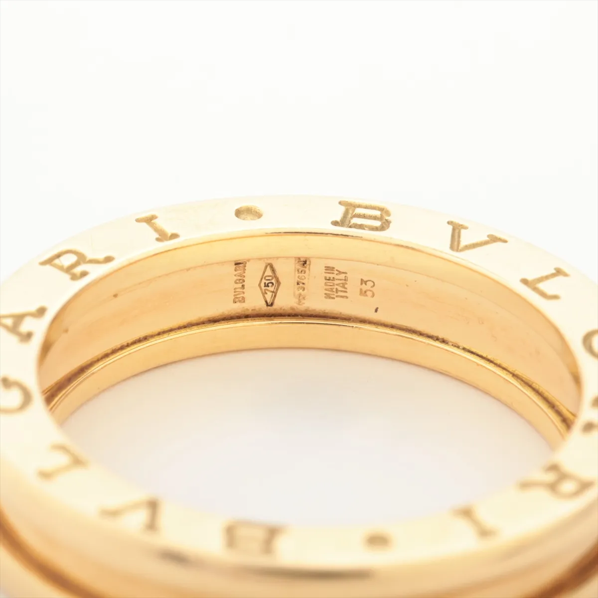 B.zero1 Ring 750 (Yellow Gold) 6.2g 53 — view 3