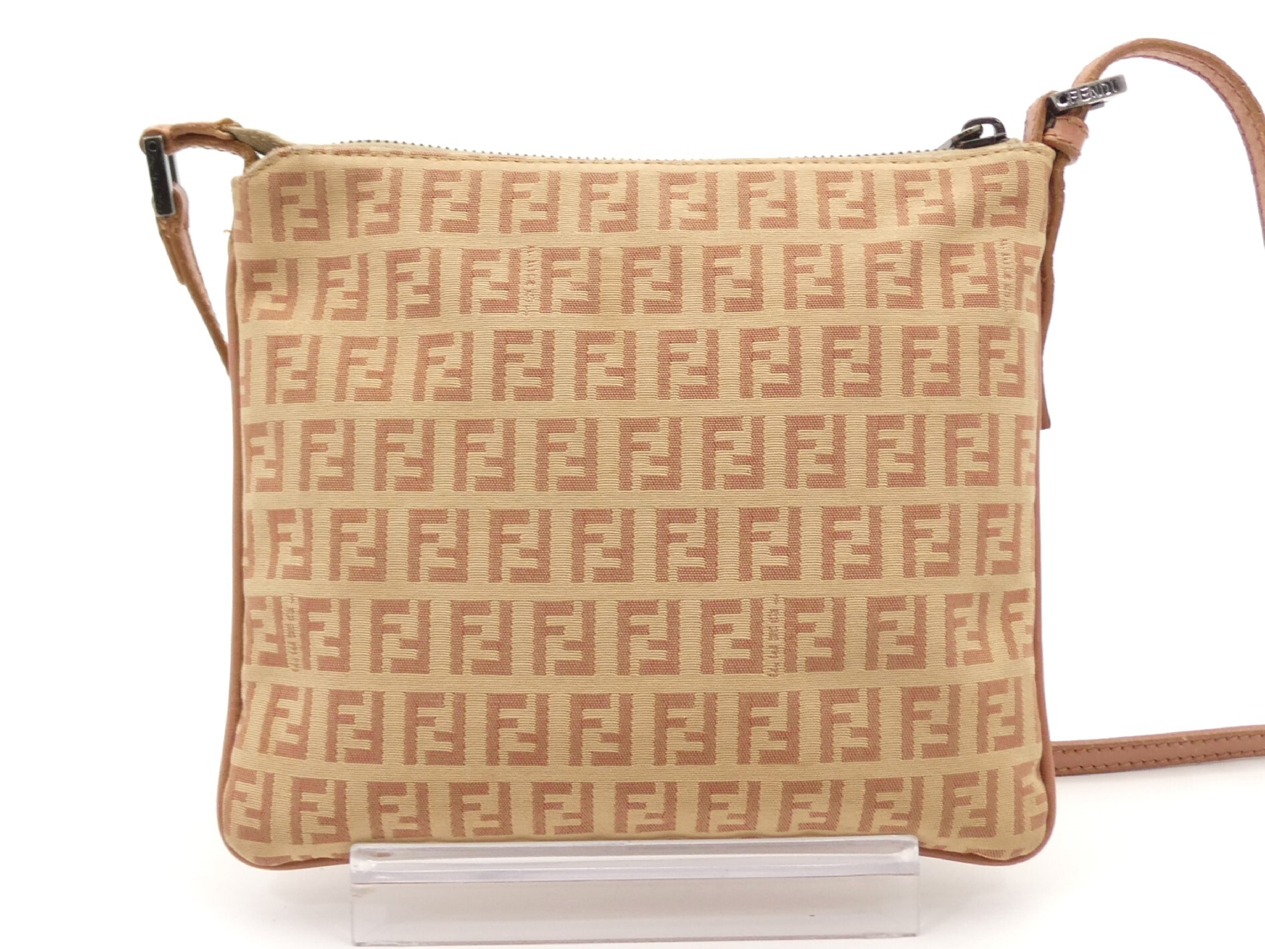 Zucchino Canvas Leather Shoulder Bag — view 2