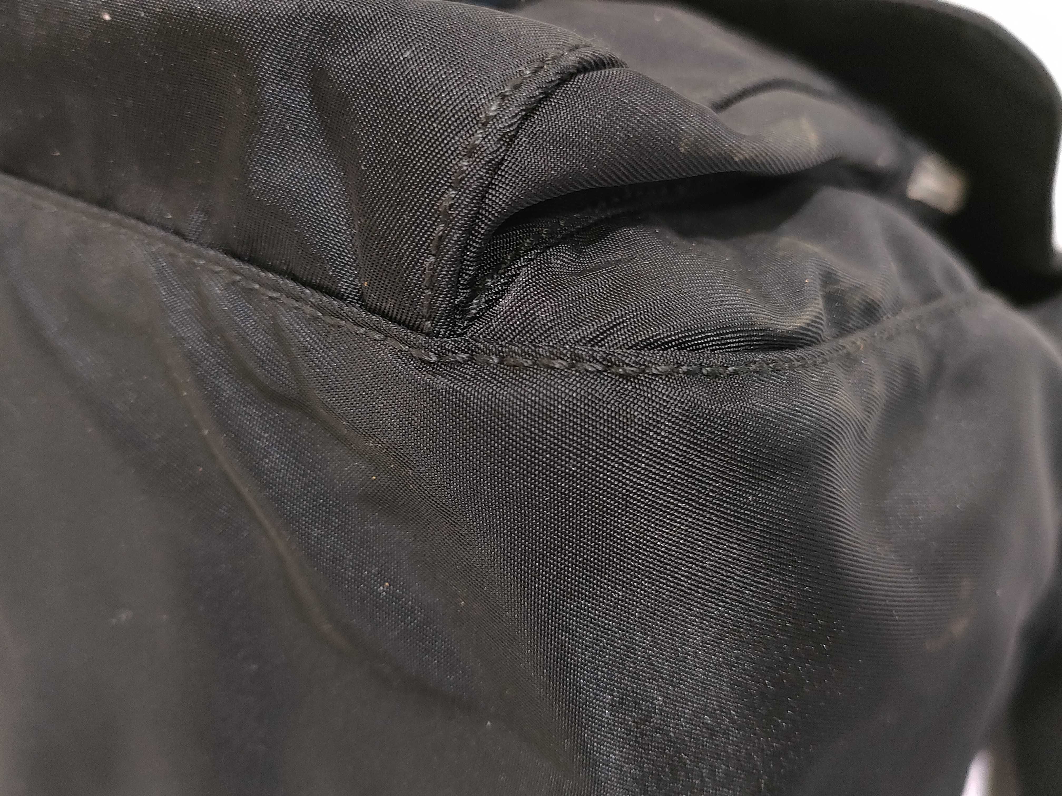 nylon shoulder bag, black. — view 6