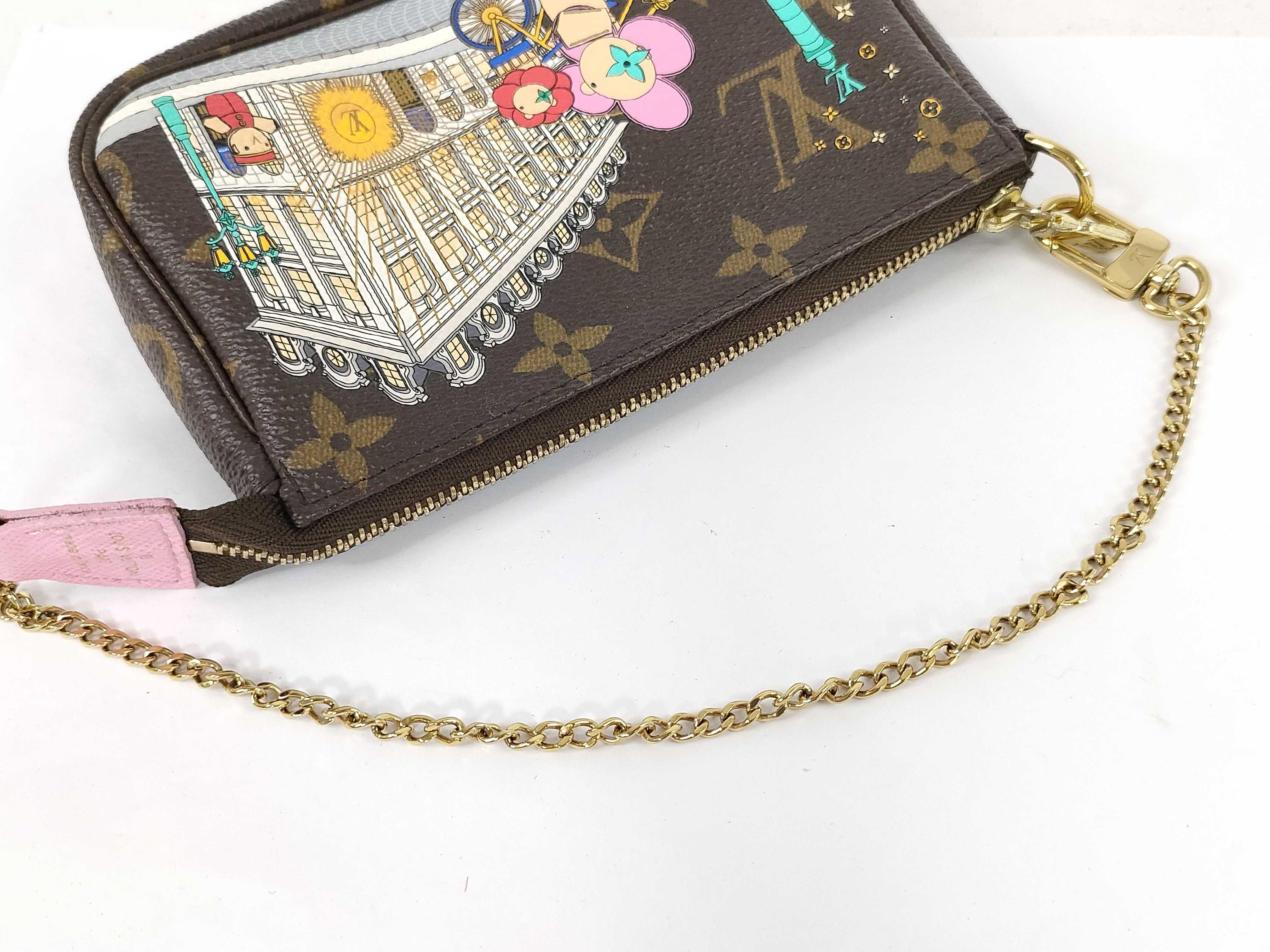 Monogram Louis Vuitton Vivienne Mini Pochette Accessoires M81760 Pouch — view 3