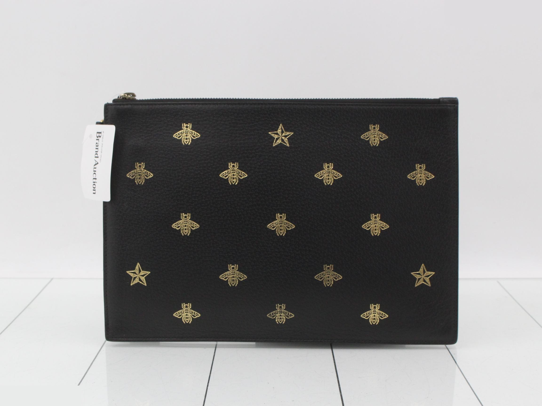 B&Star Leather Clutch Bag with Short Strap — view 2