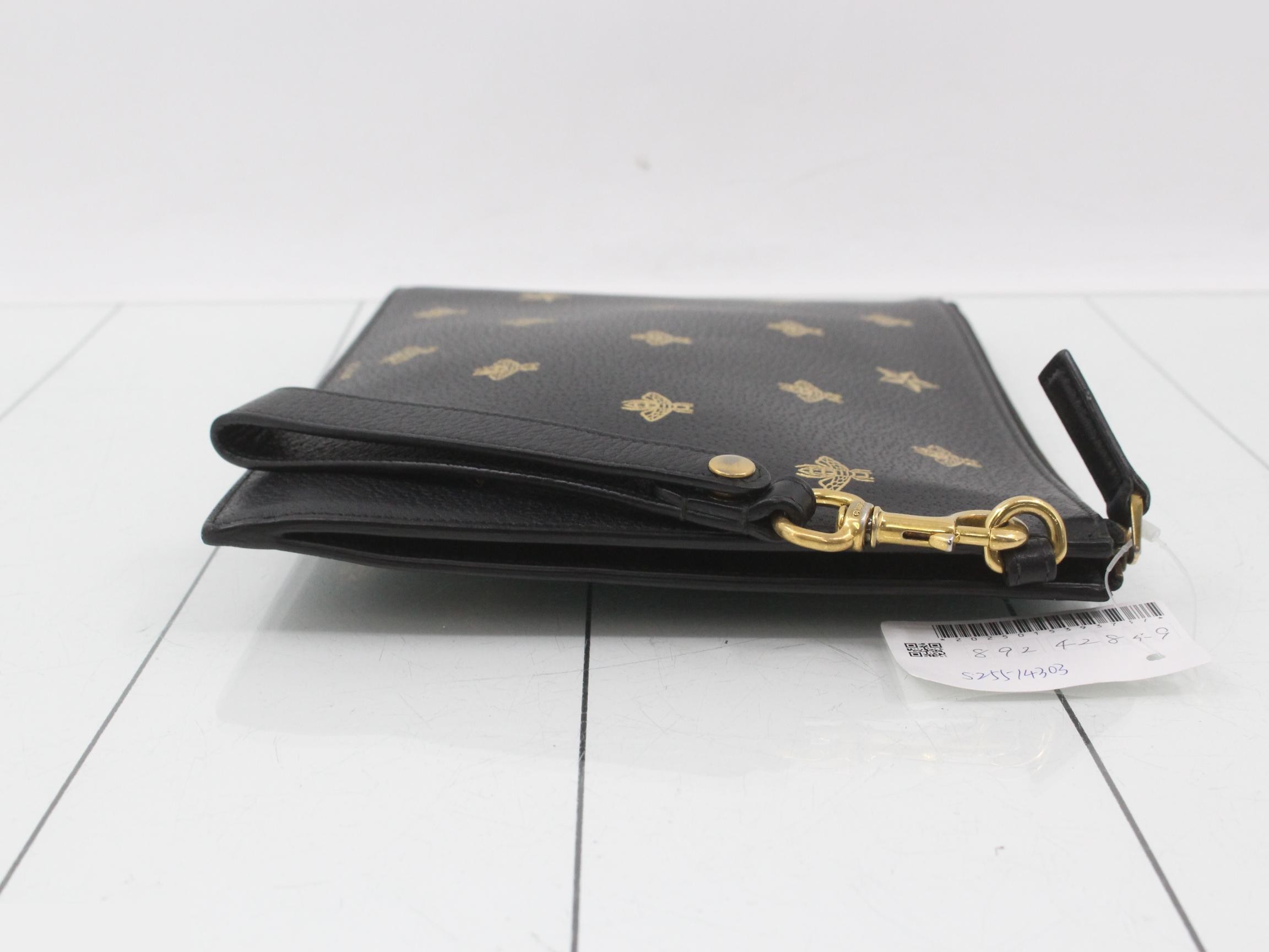 B&Star Leather Clutch Bag with Short Strap — view 3