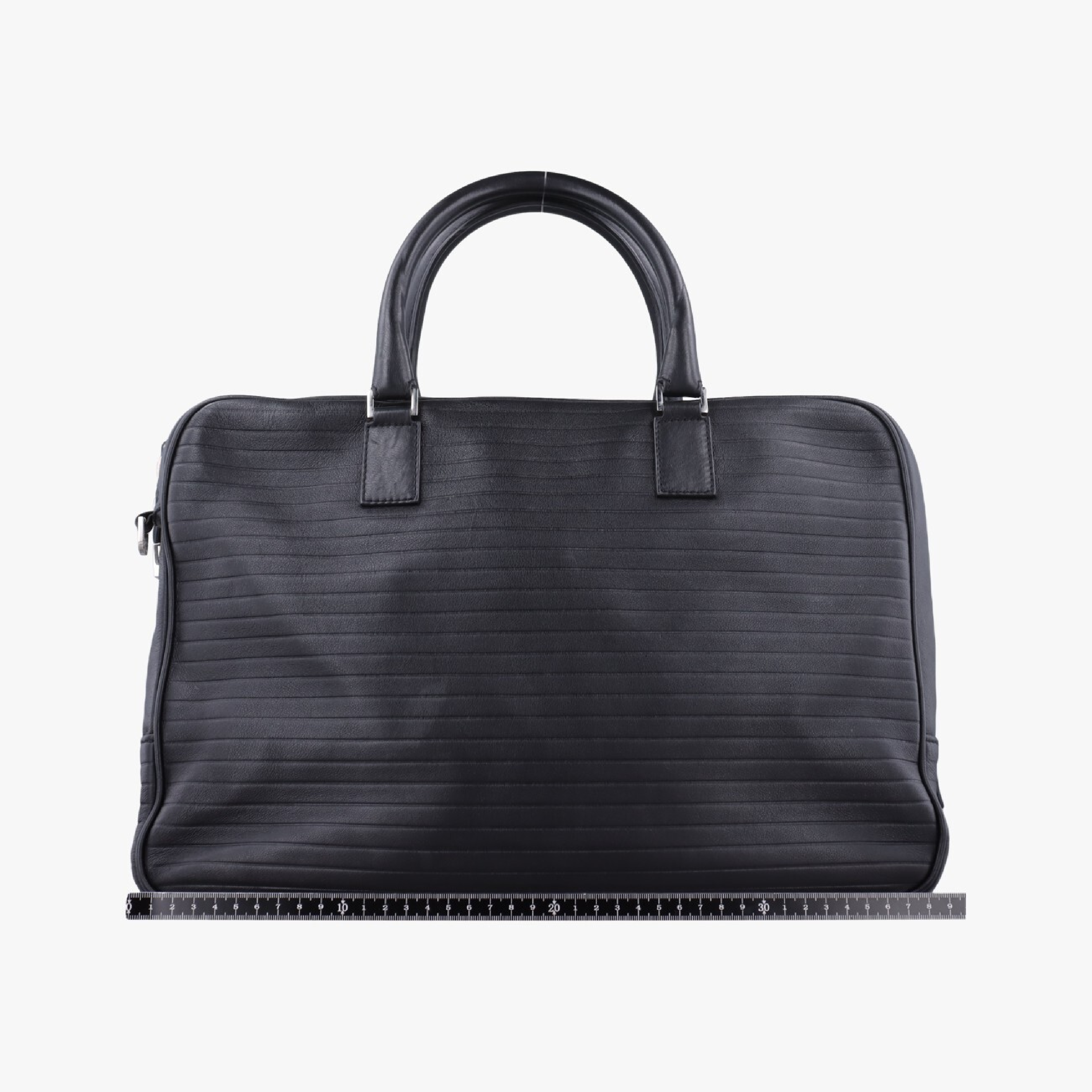 Classic Business Black Leather Shoulder Bag 03-BO-0152 — view 2