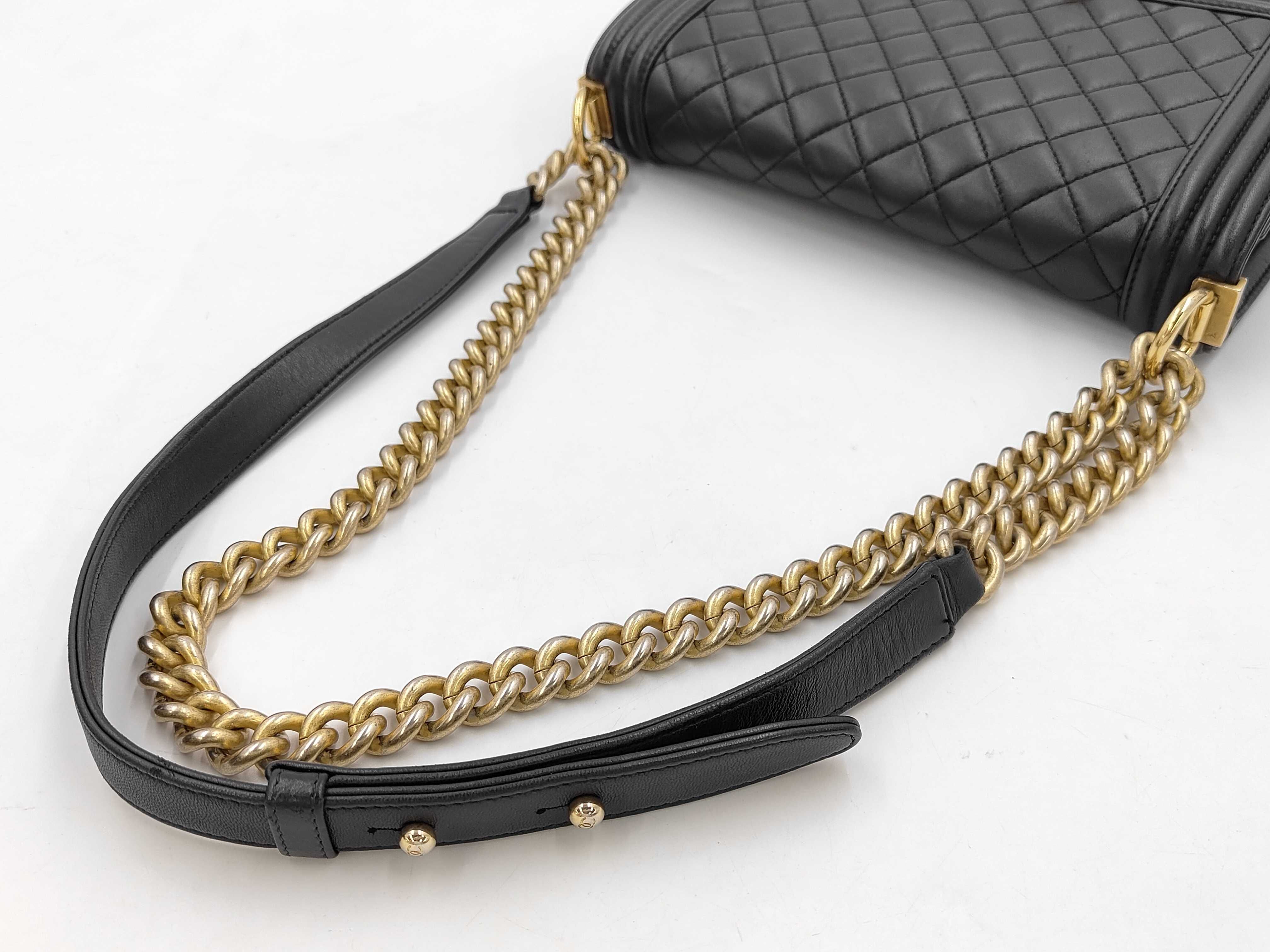 Boy Chanel Chain Shoulder Bag — view 3