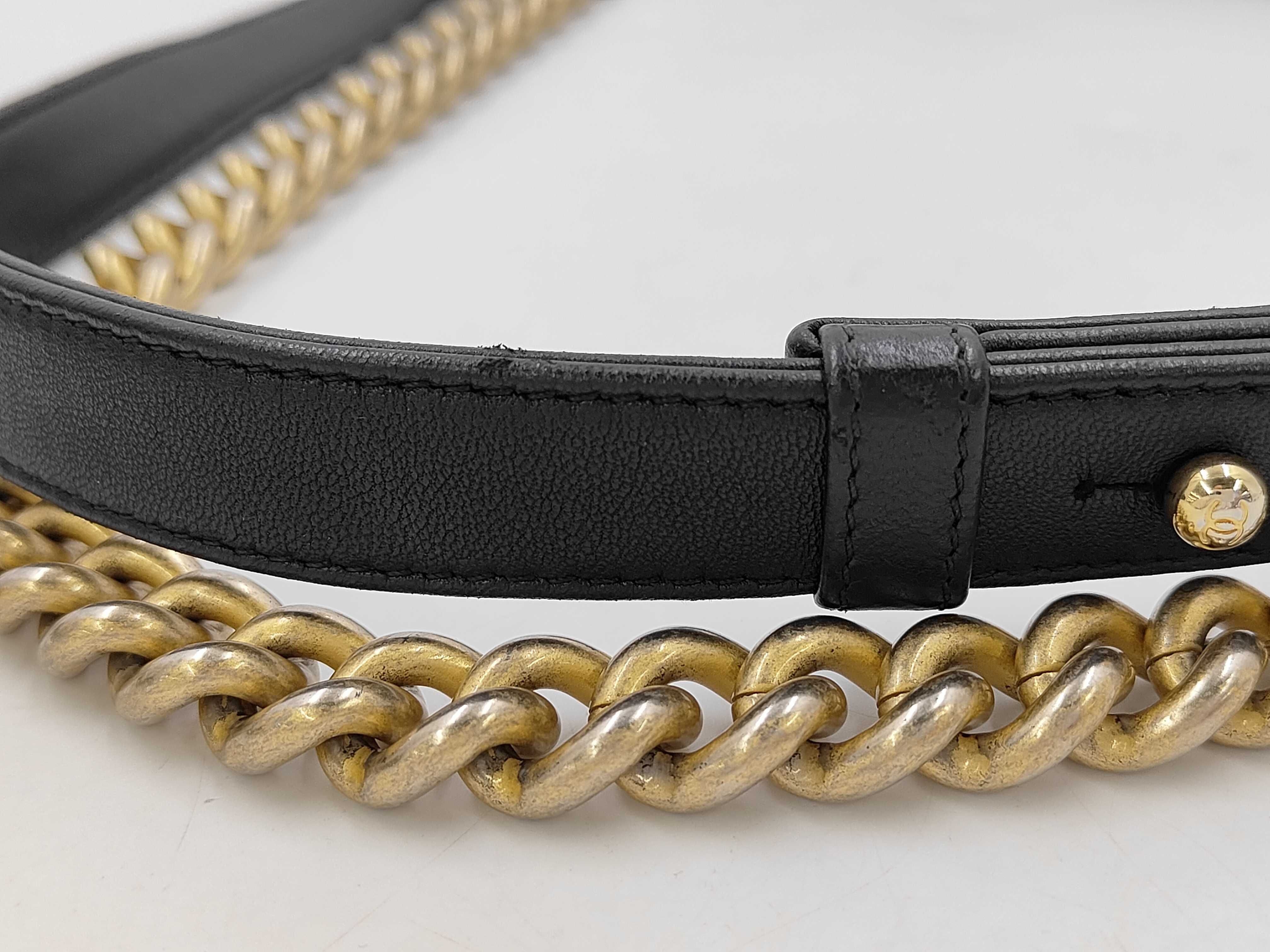 Boy Chanel Chain Shoulder Bag — view 4