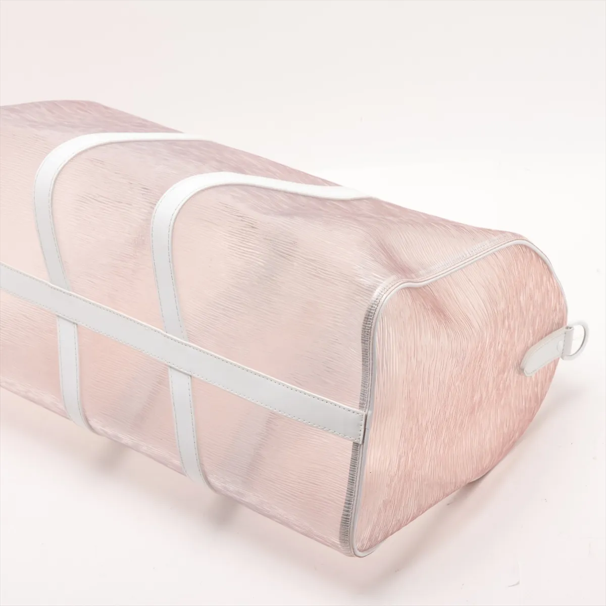 Epi Plage Keepall Bandoulière 50 M55814 MB4129 Clear x White — view 3