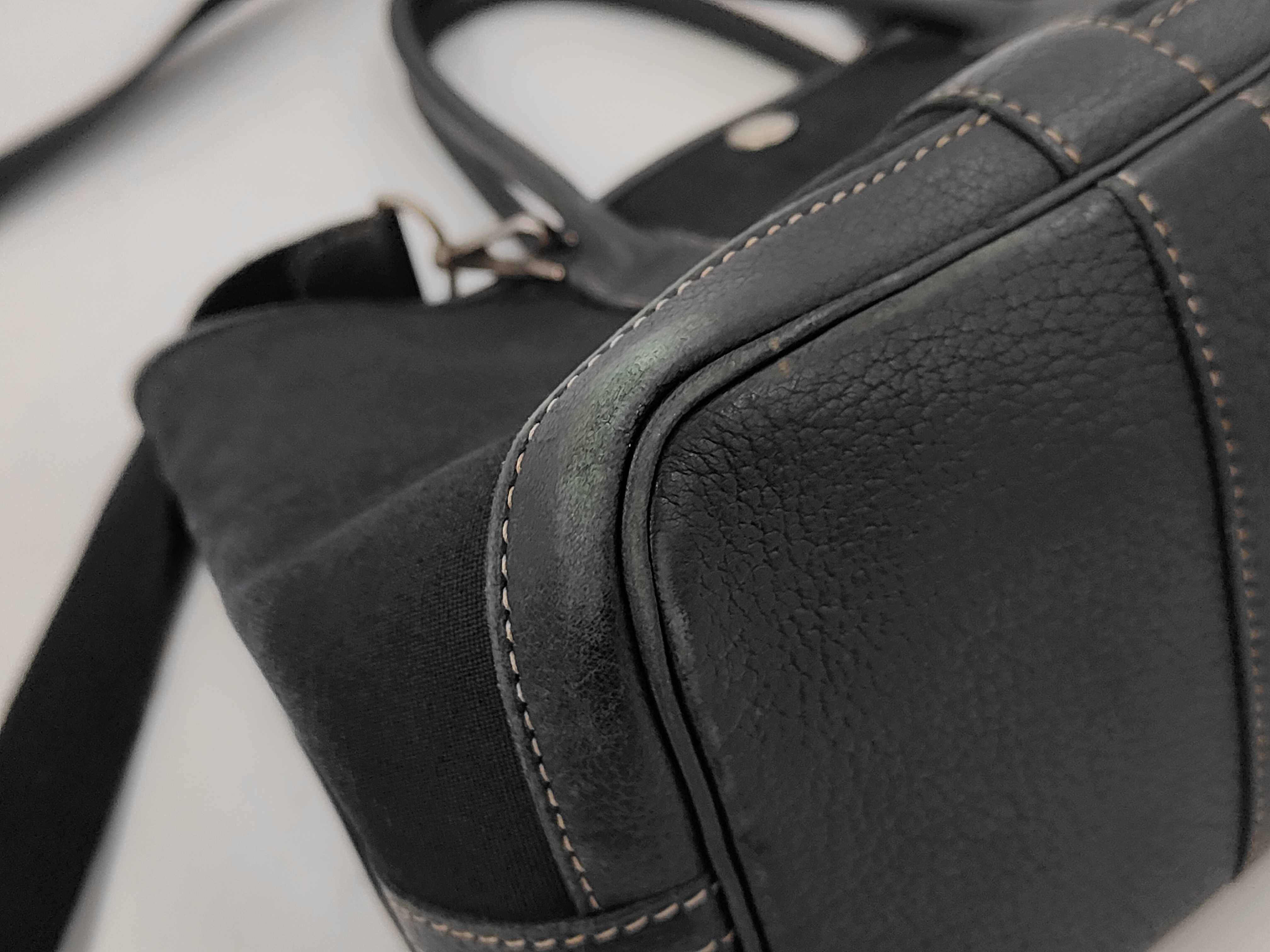 Garden Party TPM Toile Officier Leather Tote Bag — view 7