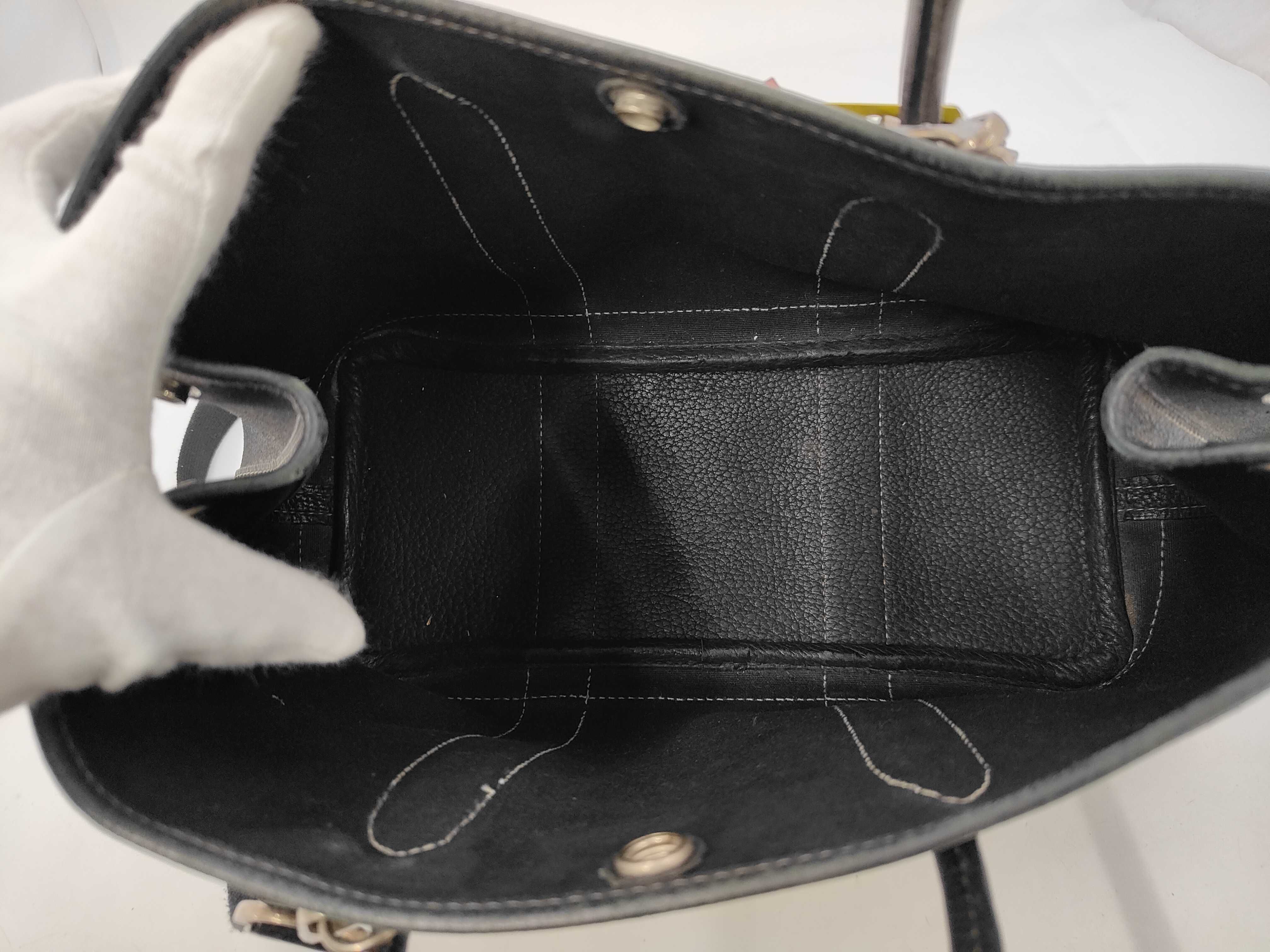 Garden Party TPM Toile Officier Leather Tote Bag — view 9