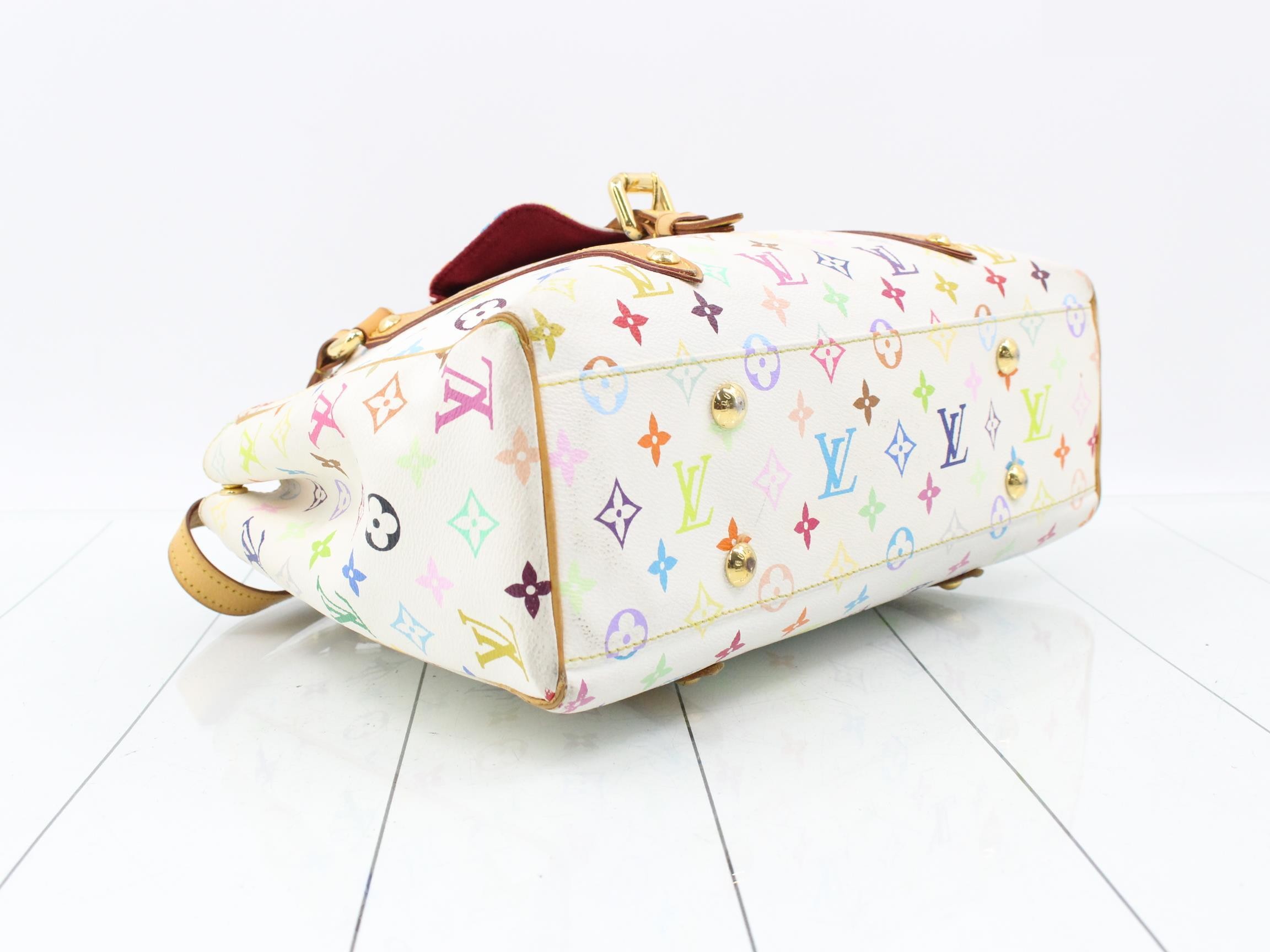 Monogram Multicolor Aurelia MM Blanc Shoulder Bag — view 5