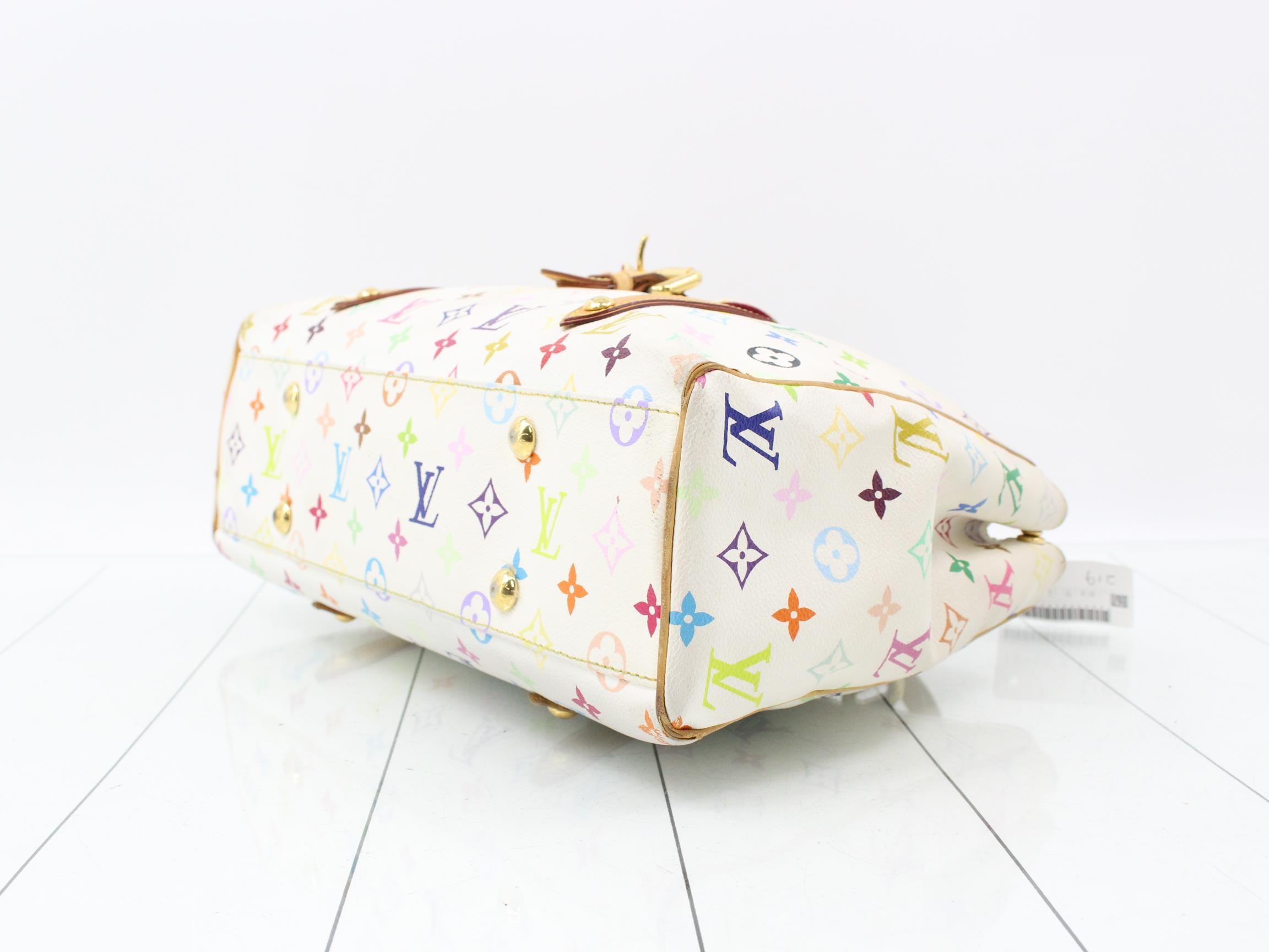 Monogram Multicolor Aurelia MM Blanc Shoulder Bag — view 6