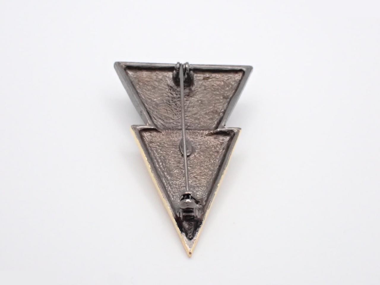 Triangle brooch — view 2