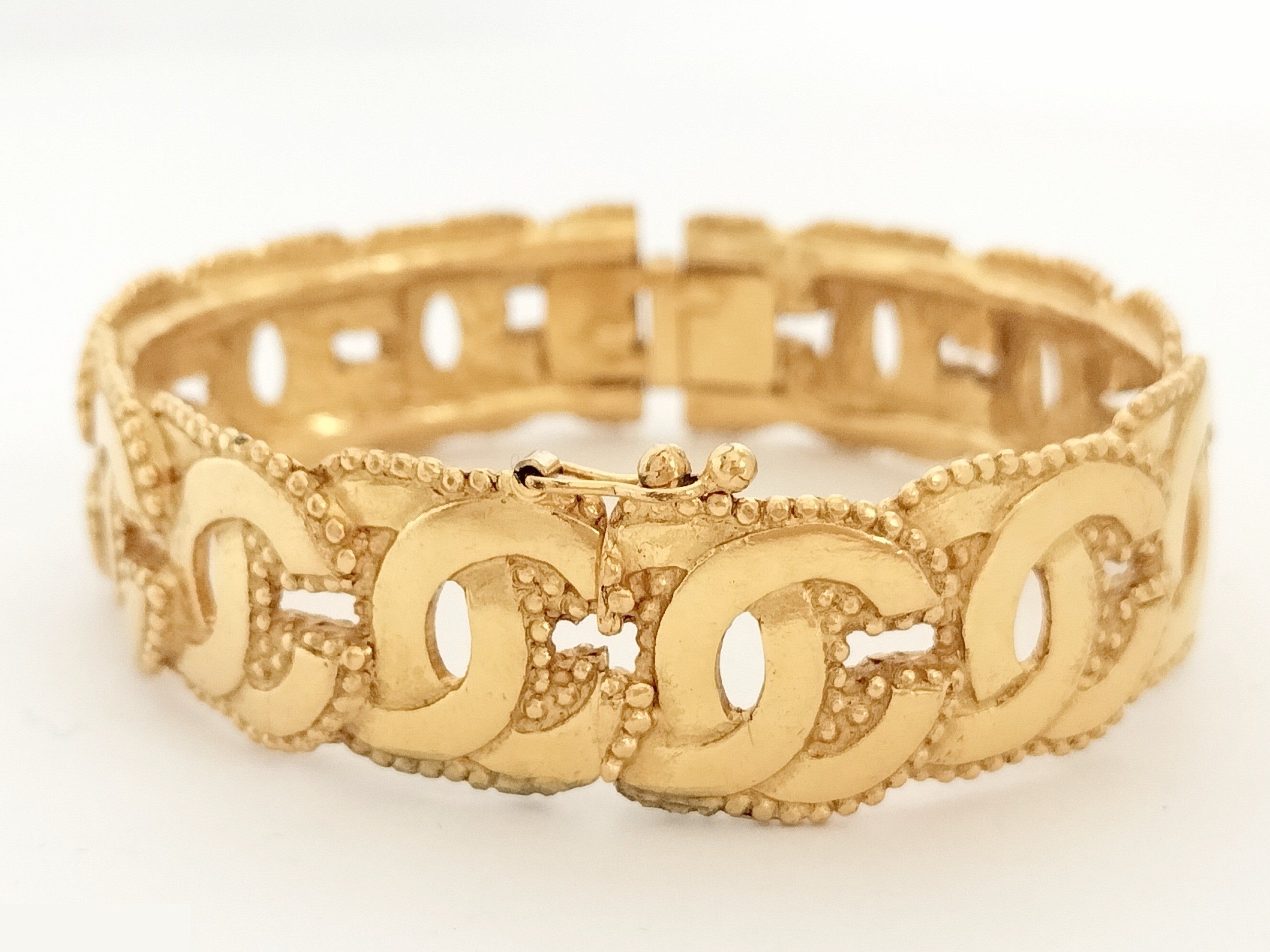 Coco Gold Bangle - Wrist circumference approximately 19cm — view 5