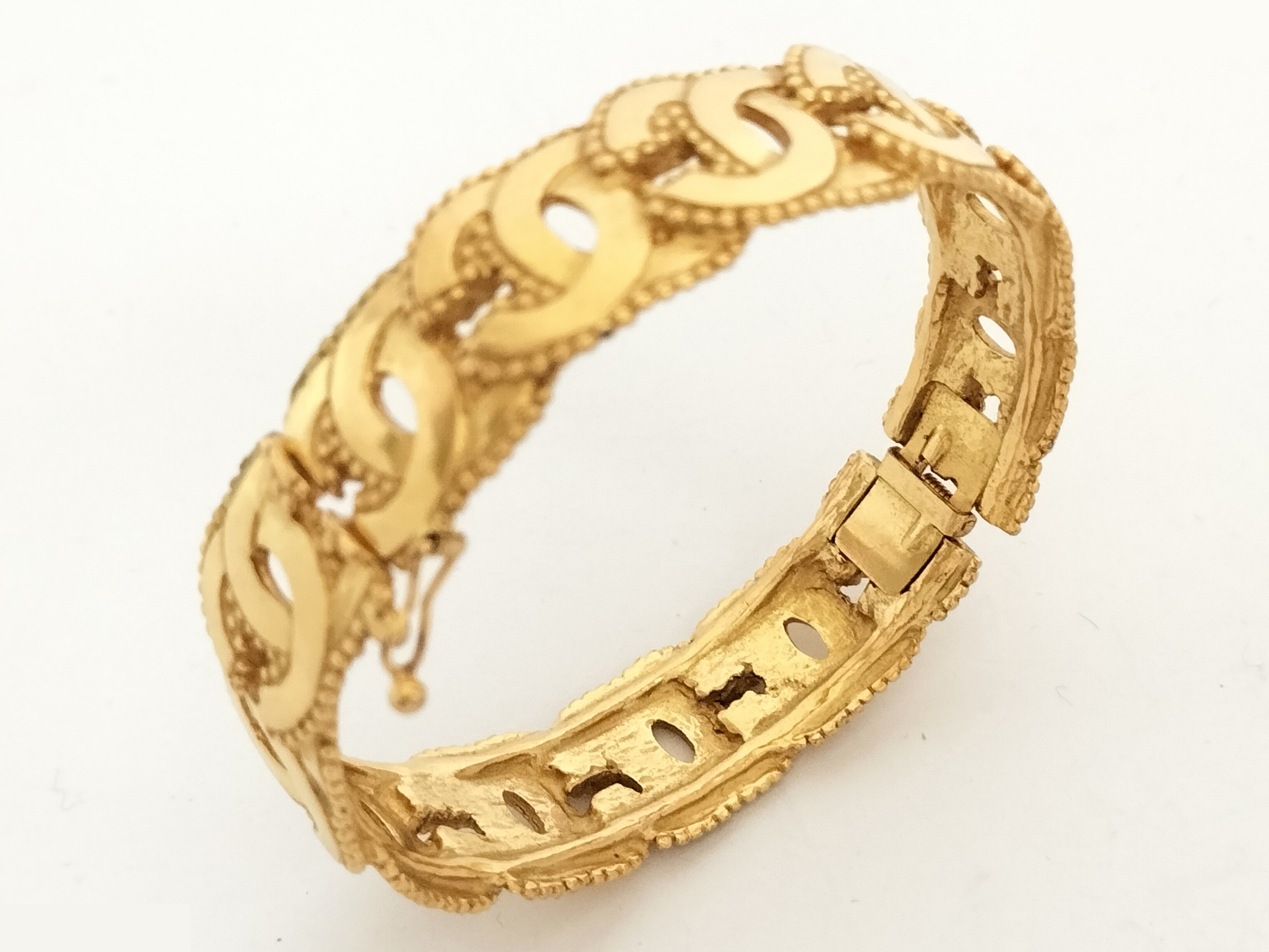 Coco Gold Bangle - Wrist circumference approximately 19cm — view 7