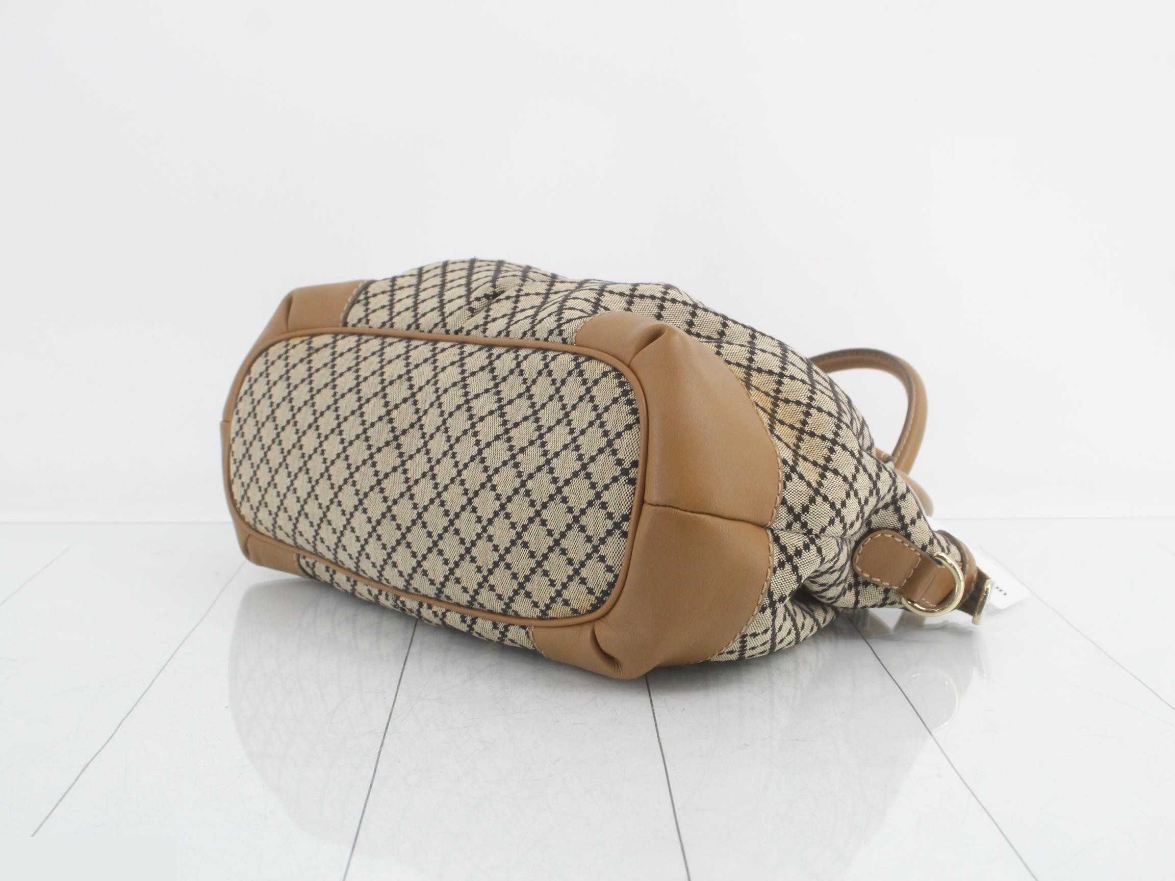Diamante Sookie Canvas Leather Hand Shoulder Bag — view 6