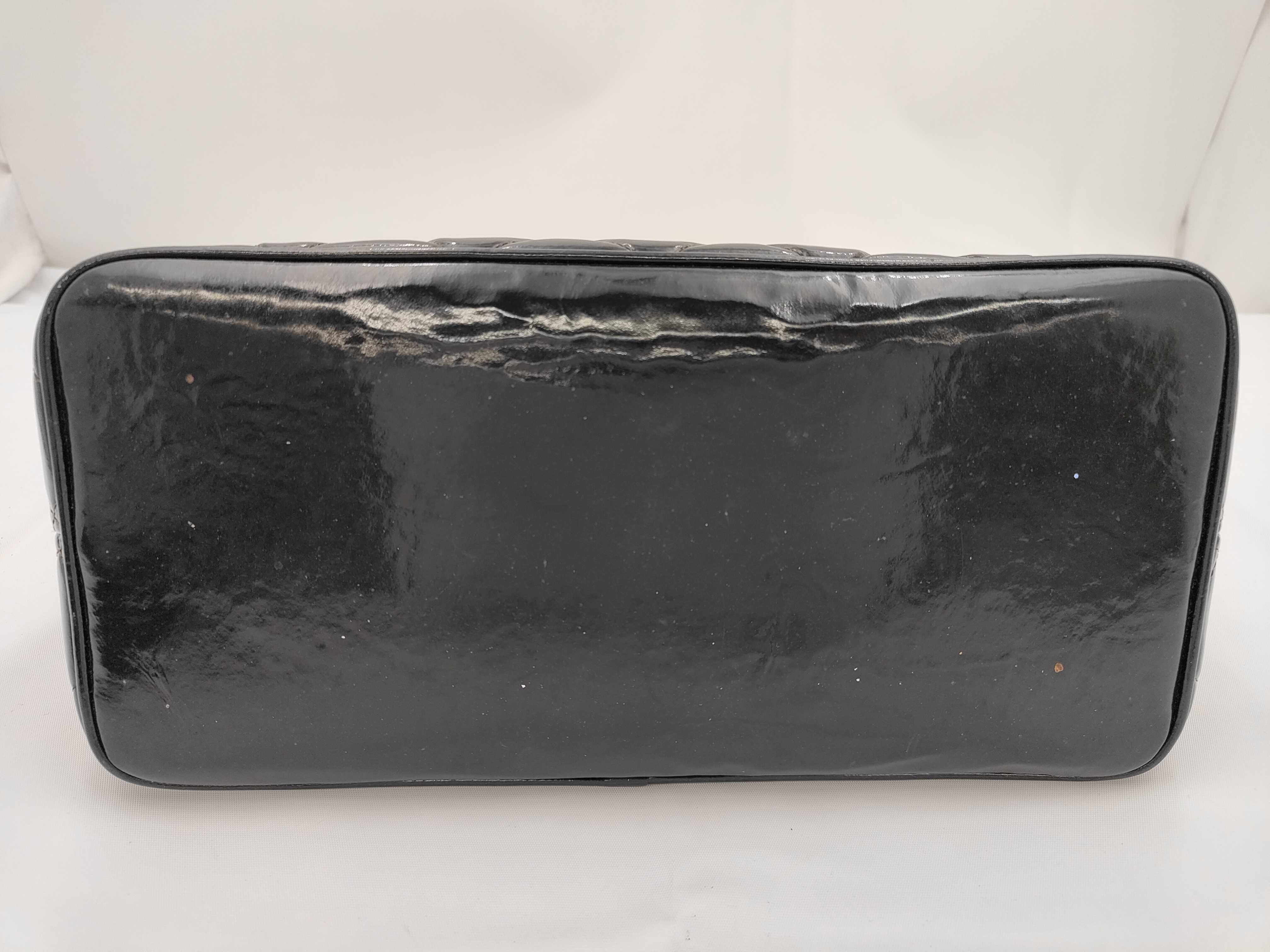 Reissue Patent Leather Tote Bag, Black with Gold Hardware, 4443531 — view 5