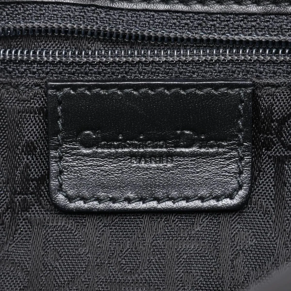 Street Chic Leather Shoulder Bag, Black — view 8
