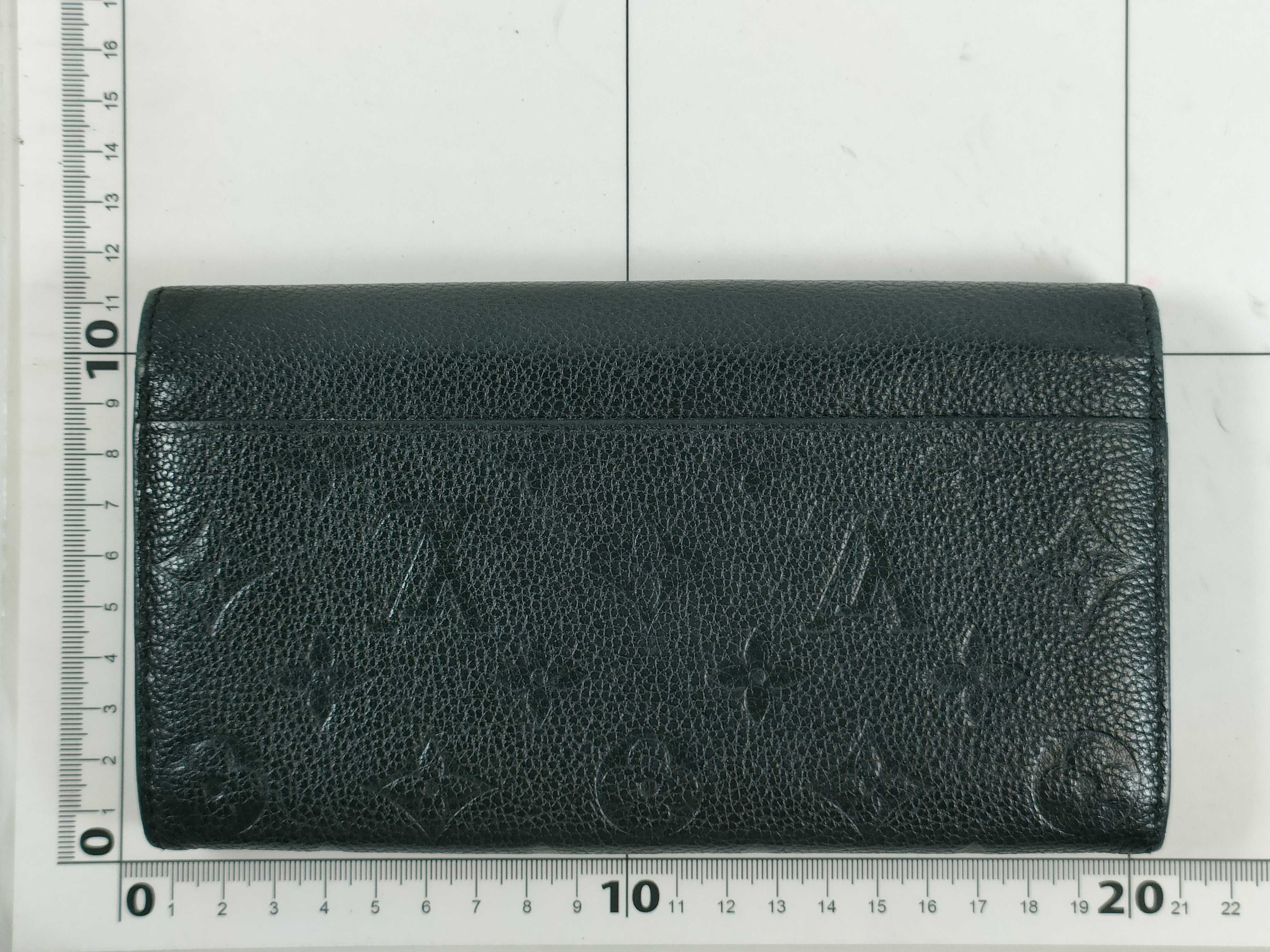 Monogram Empreinte Portefeuille Sarah Wallet (with external repairs) — view 2