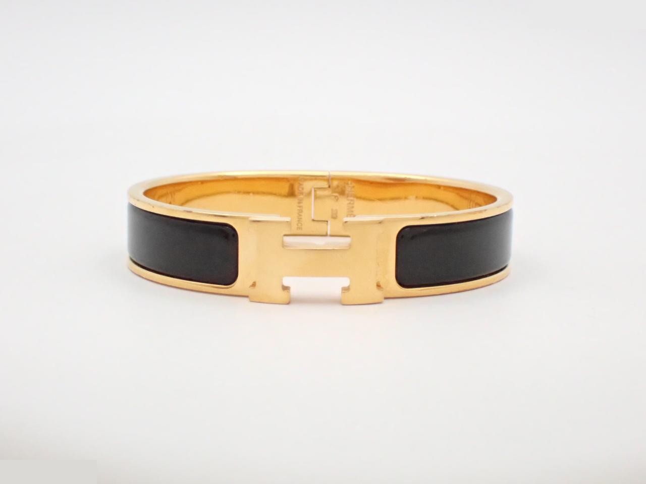 Click H Gold Bracelet, Wrist Circumference Approx. 16cm
