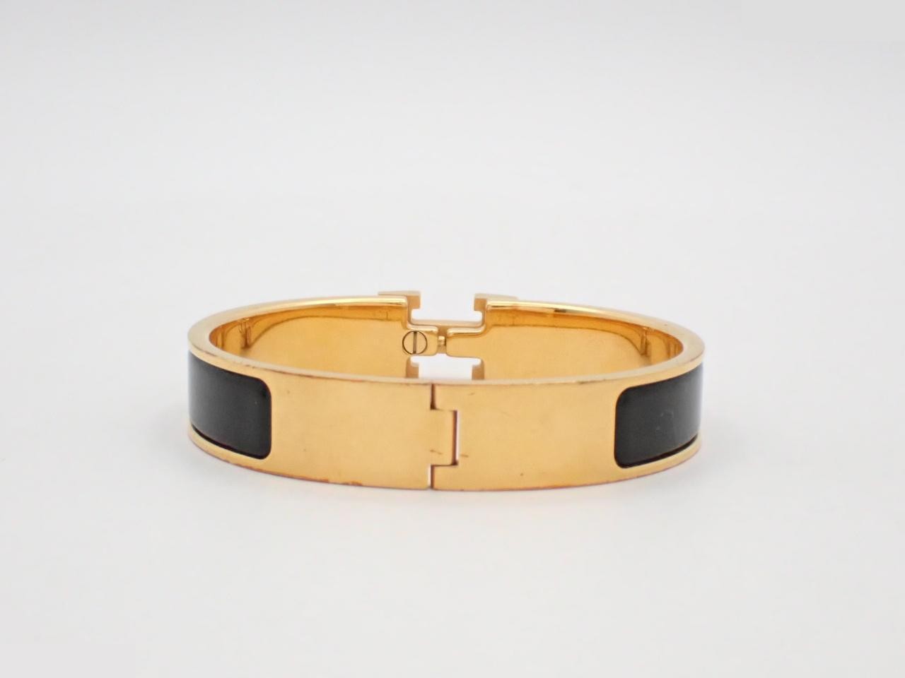 Click H Gold Bracelet, Wrist Circumference Approx. 16cm — view 2