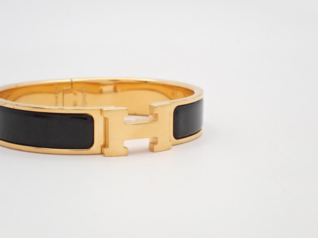 Click H Gold Bracelet, Wrist Circumference Approx. 16cm — view 3