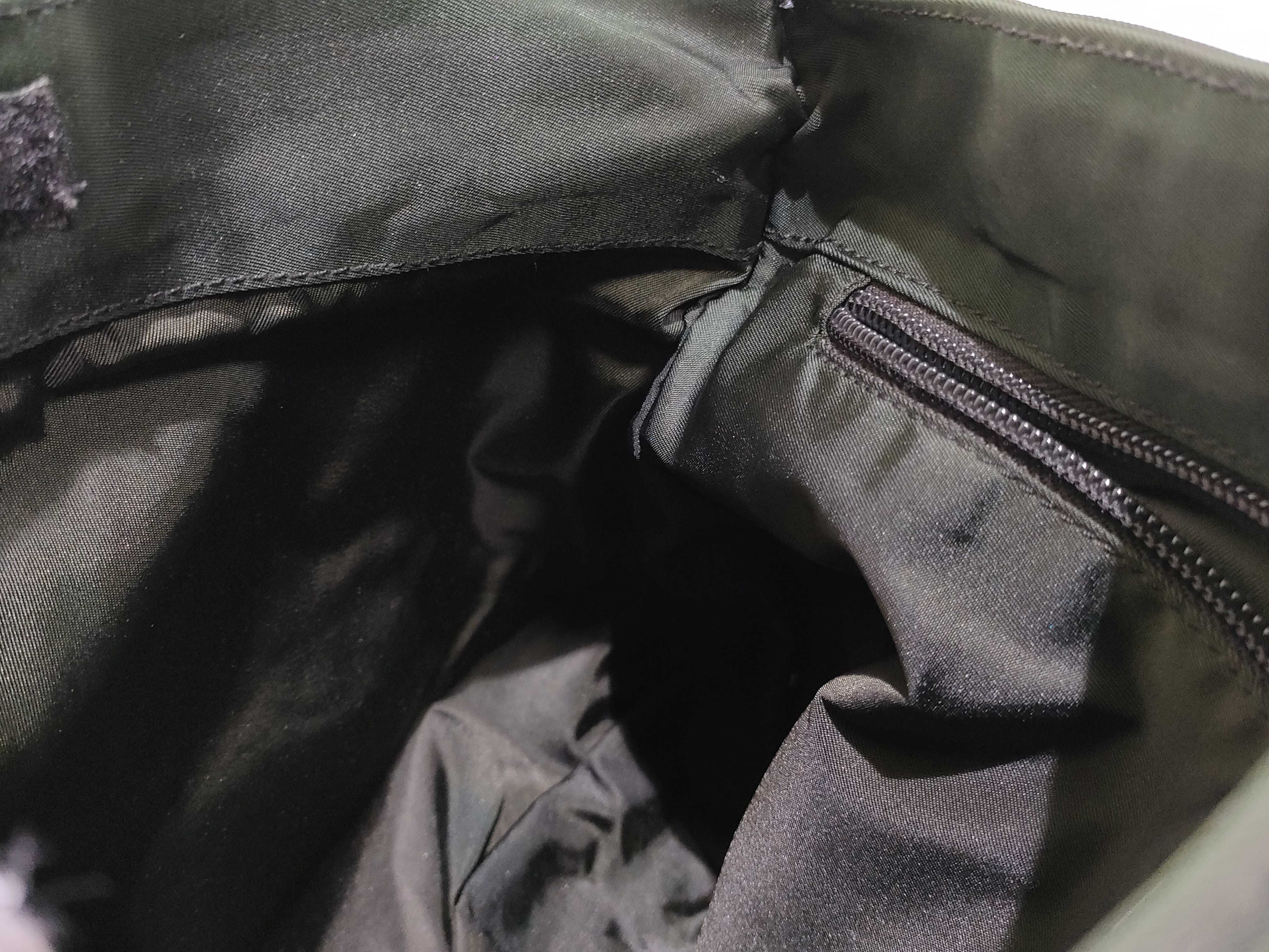 Nylon Shoulder Bag with Triangle Logo — view 11