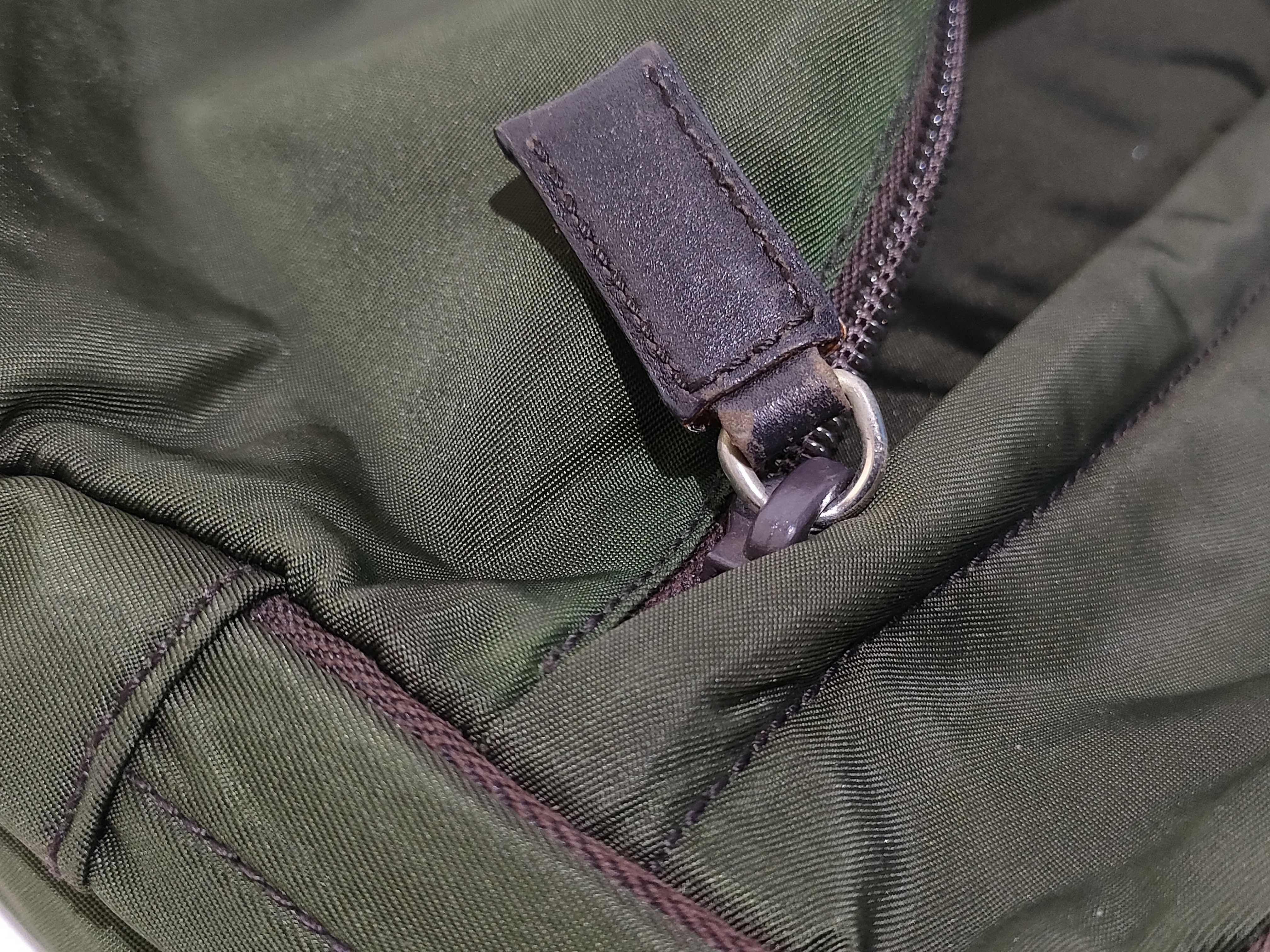 Nylon Shoulder Bag with Triangle Logo — view 14