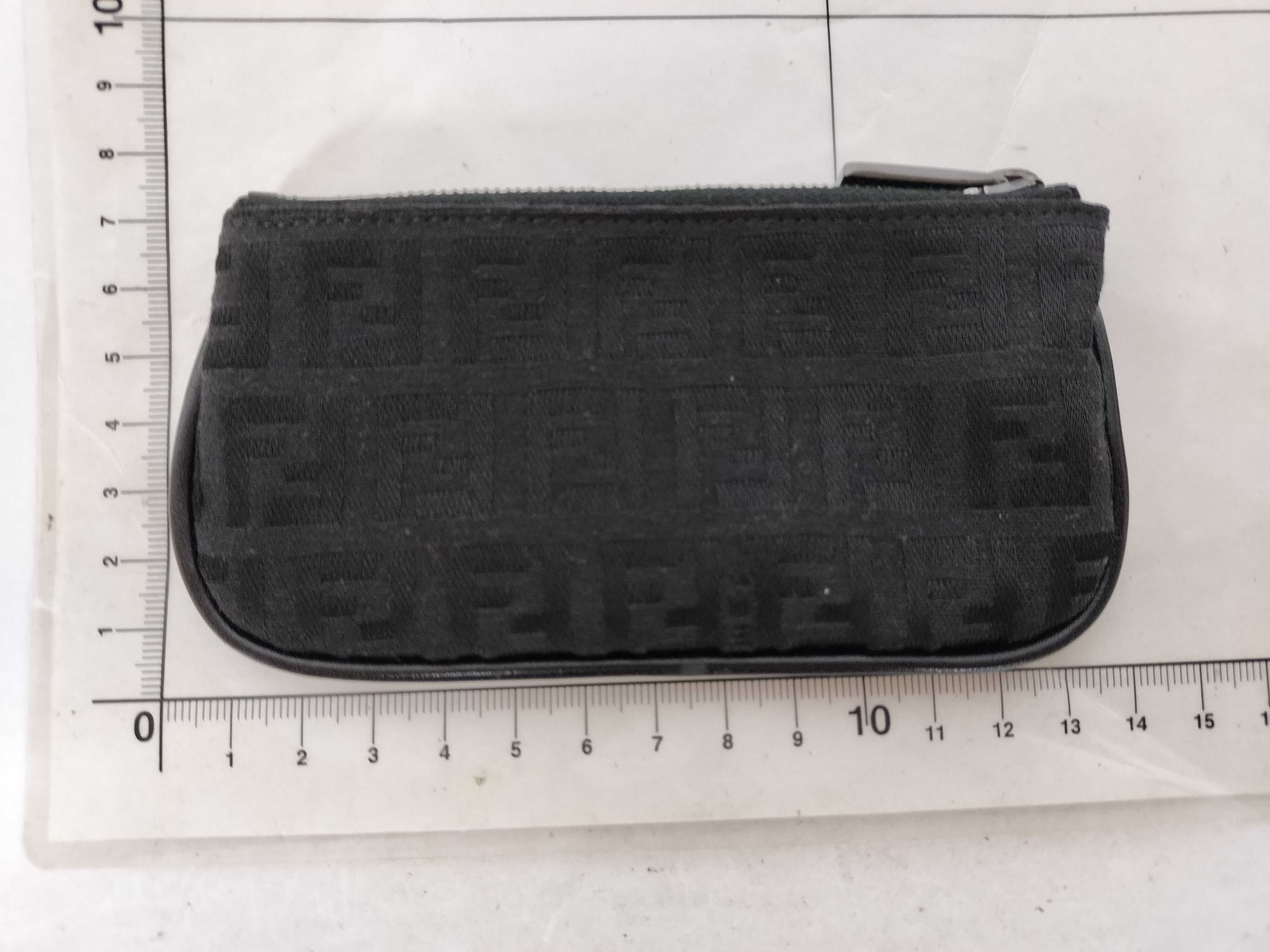 Zucca pattern coin case, Zucca black coin case — view 2