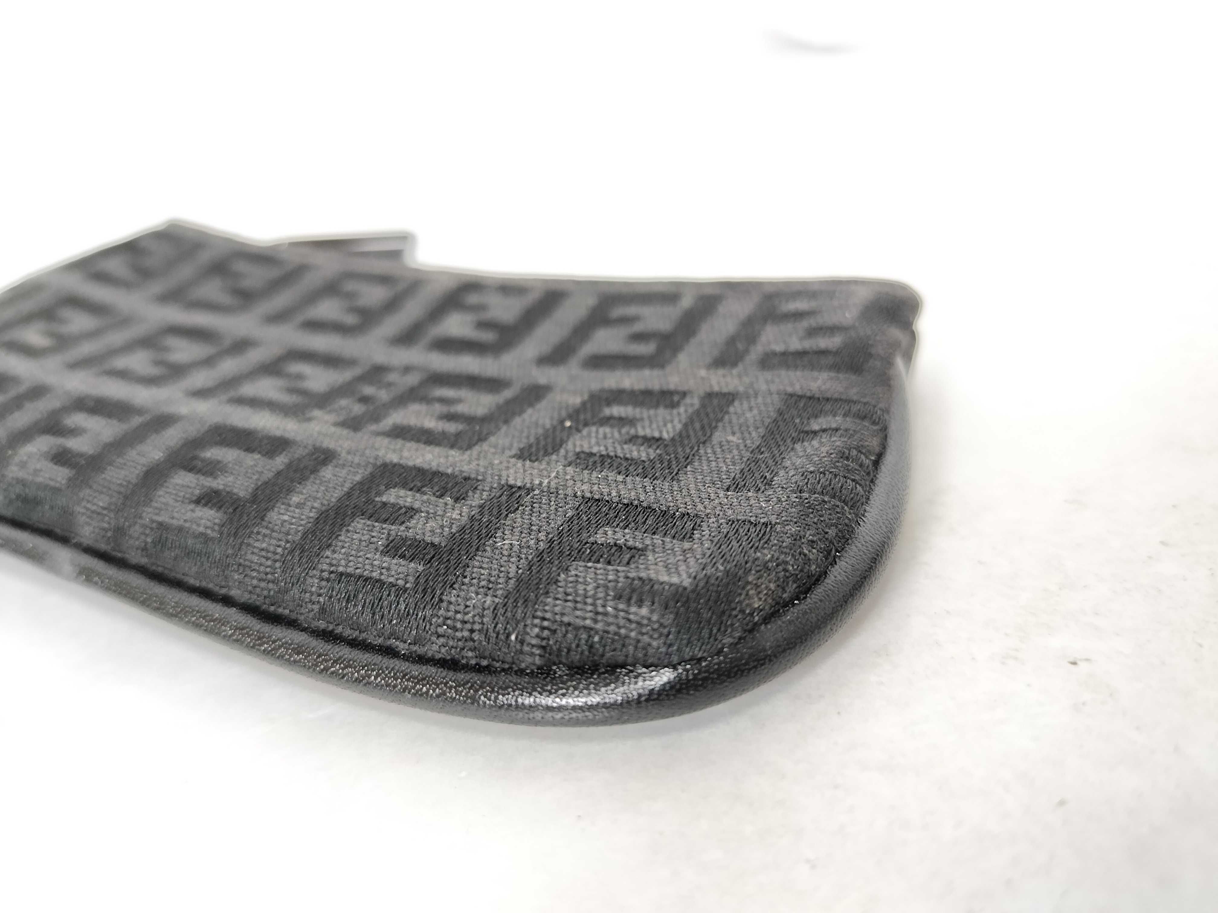 Zucca pattern coin case, Zucca black coin case — view 3
