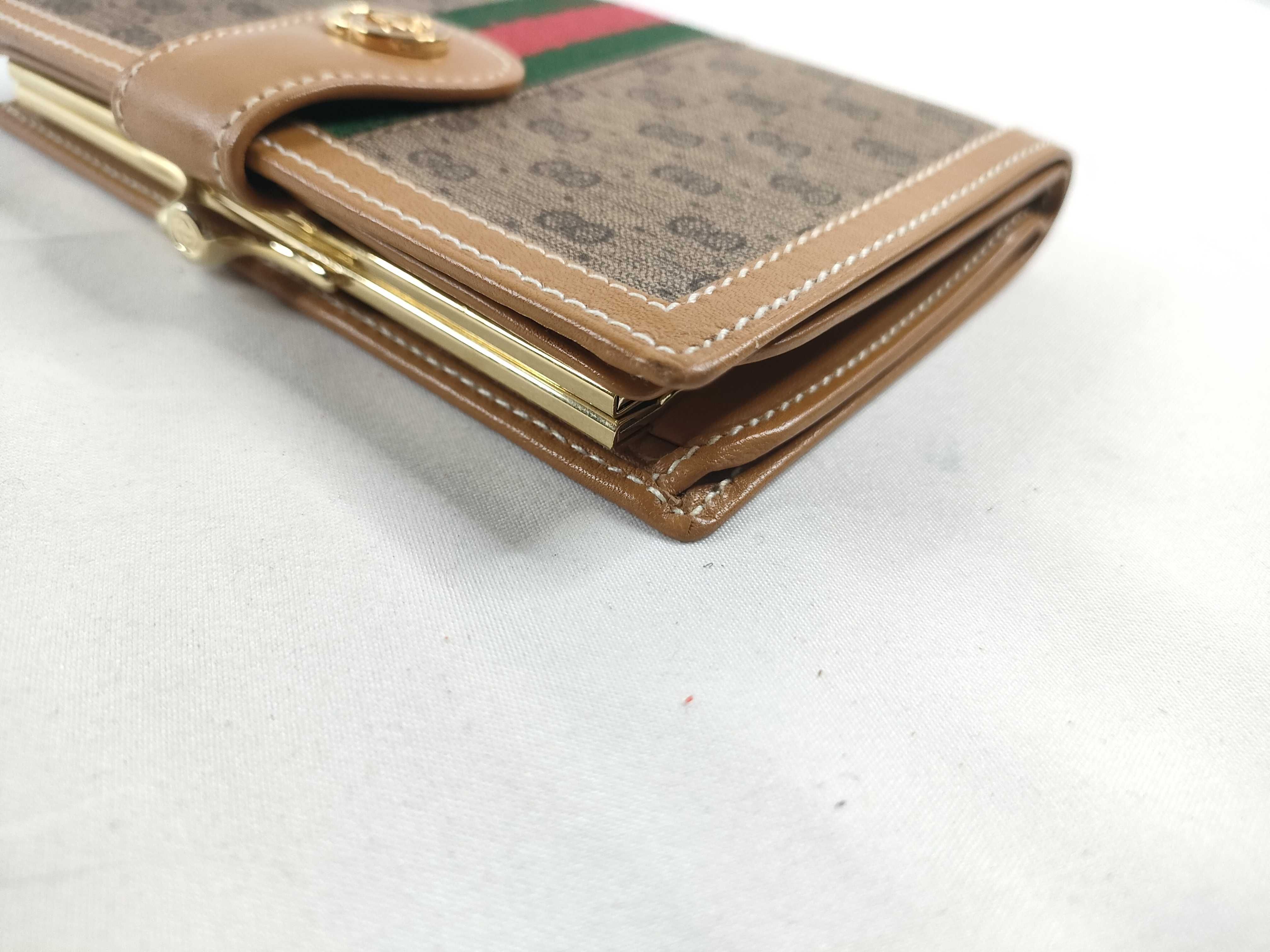GG Sherry Line Clasp Folding Wallet — view 4