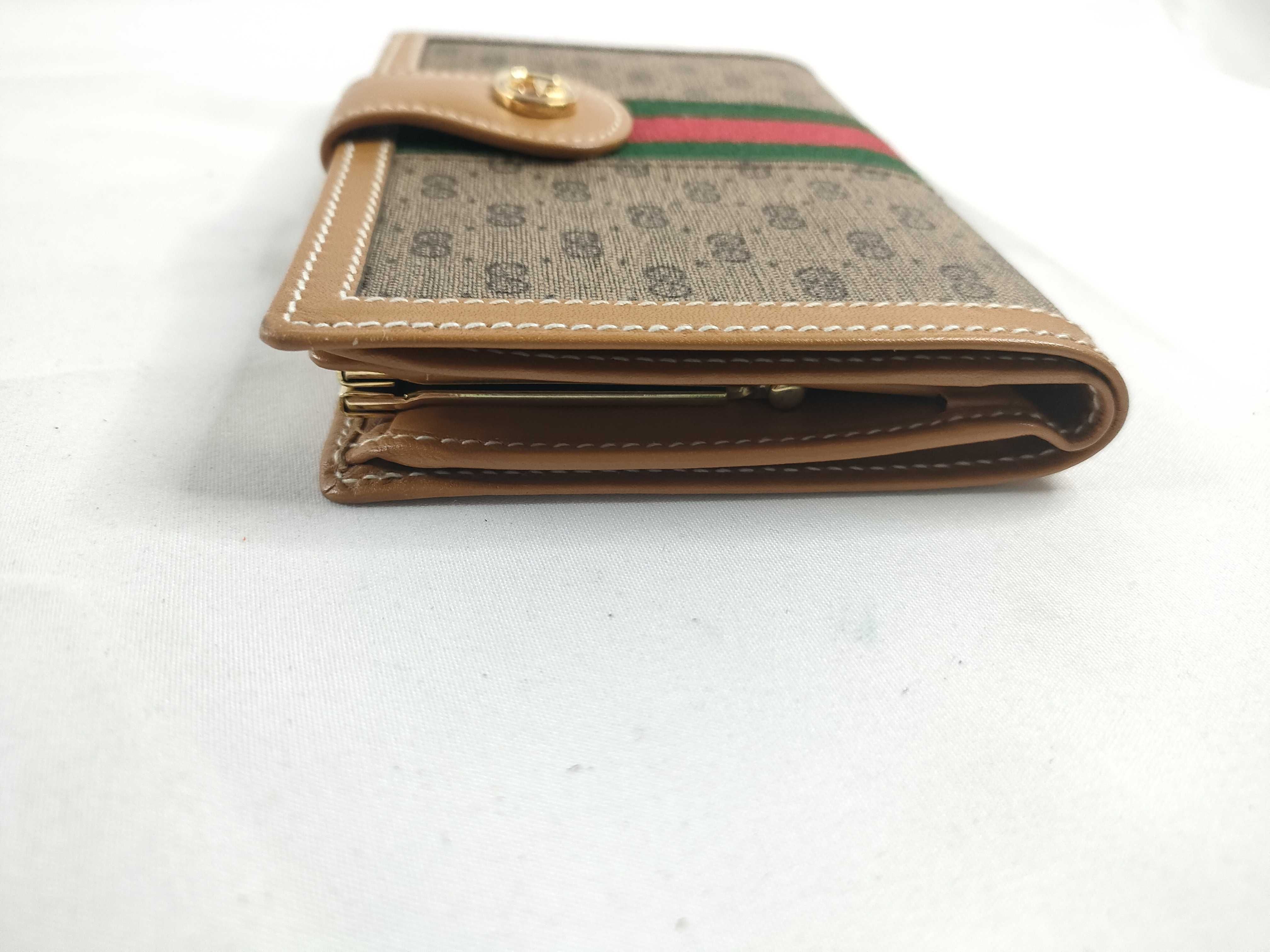 GG Sherry Line Clasp Folding Wallet — view 5