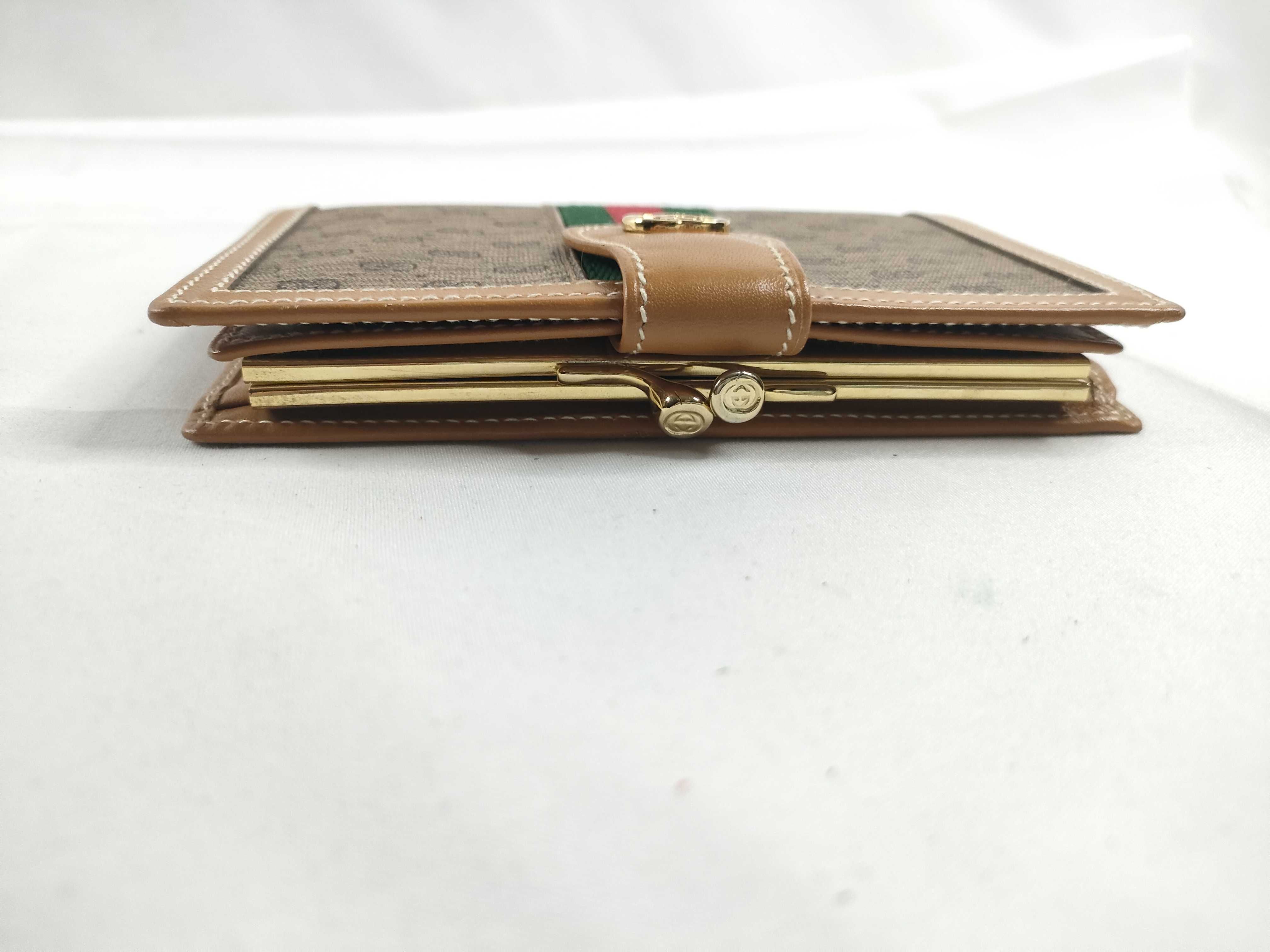GG Sherry Line Clasp Folding Wallet — view 6