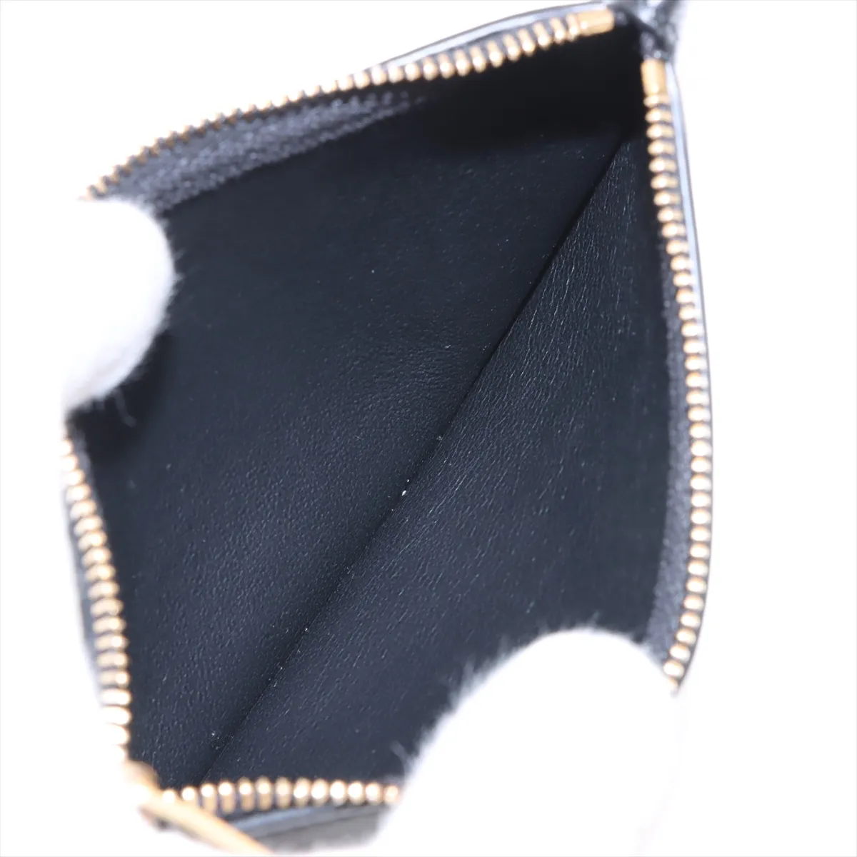 Rive Gauche Wool x Leather Shoulder Bag Black 710261 — view 7