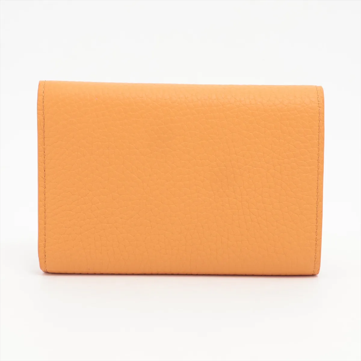 Taurillon Portefeuille Capucines Compact M81669 Saffron Compact Wallet with Initials RFID Reactive — view 2