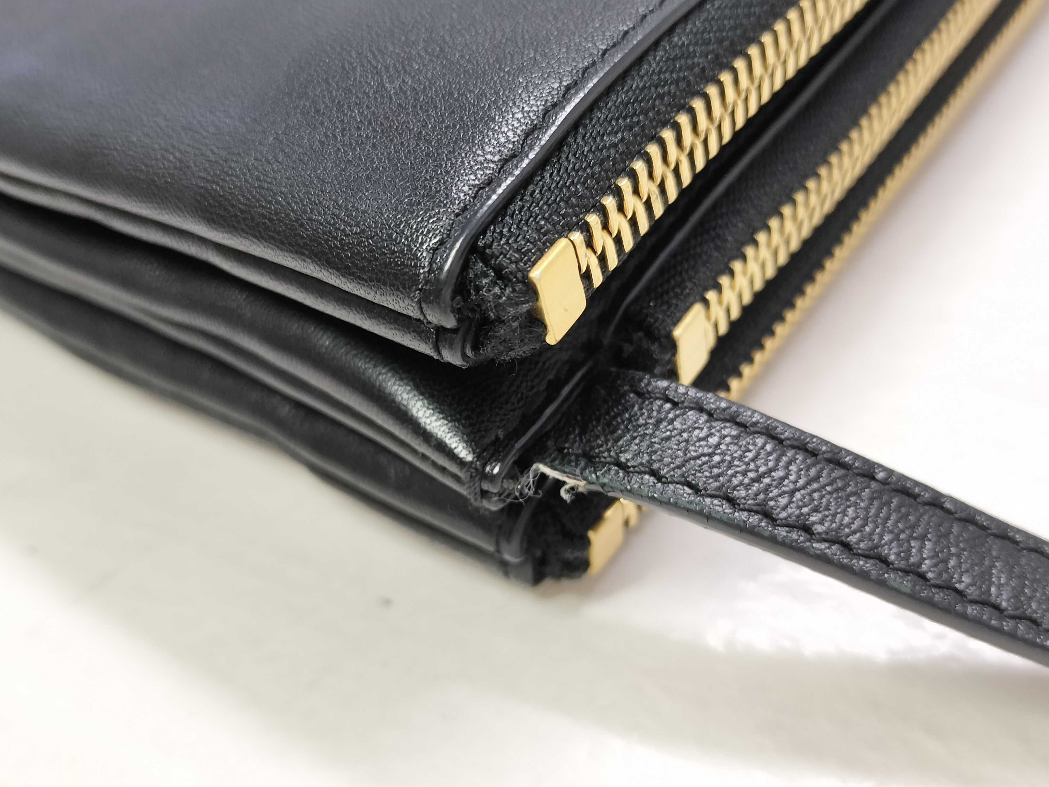 Trio Leather Shoulder Bag, Black, Complete Set — view 5