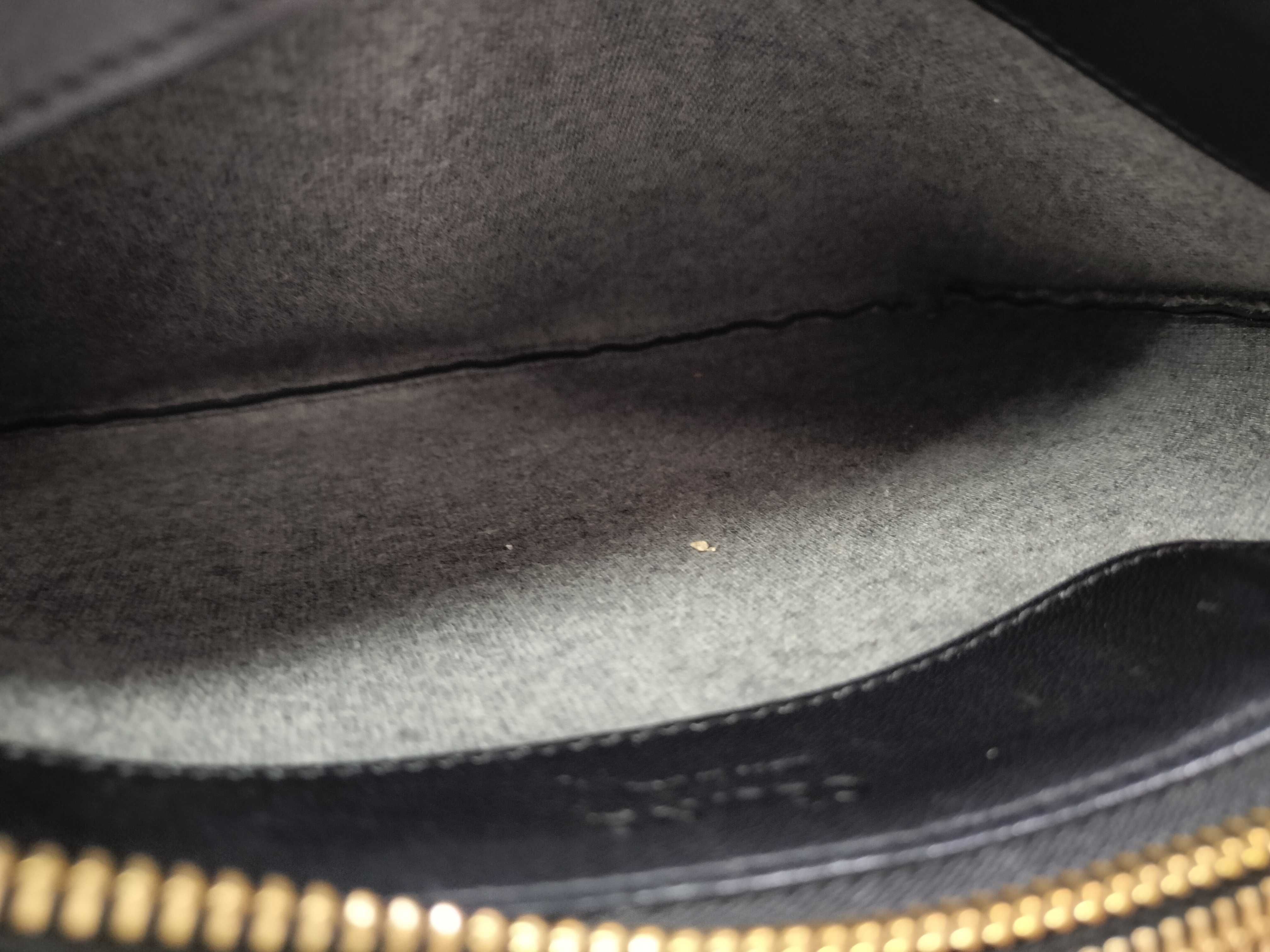 Trio Leather Shoulder Bag, Black, Complete Set — view 8