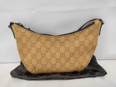 GG Canvas Gucci 32160 Hand Pouch One Shoulder Bag