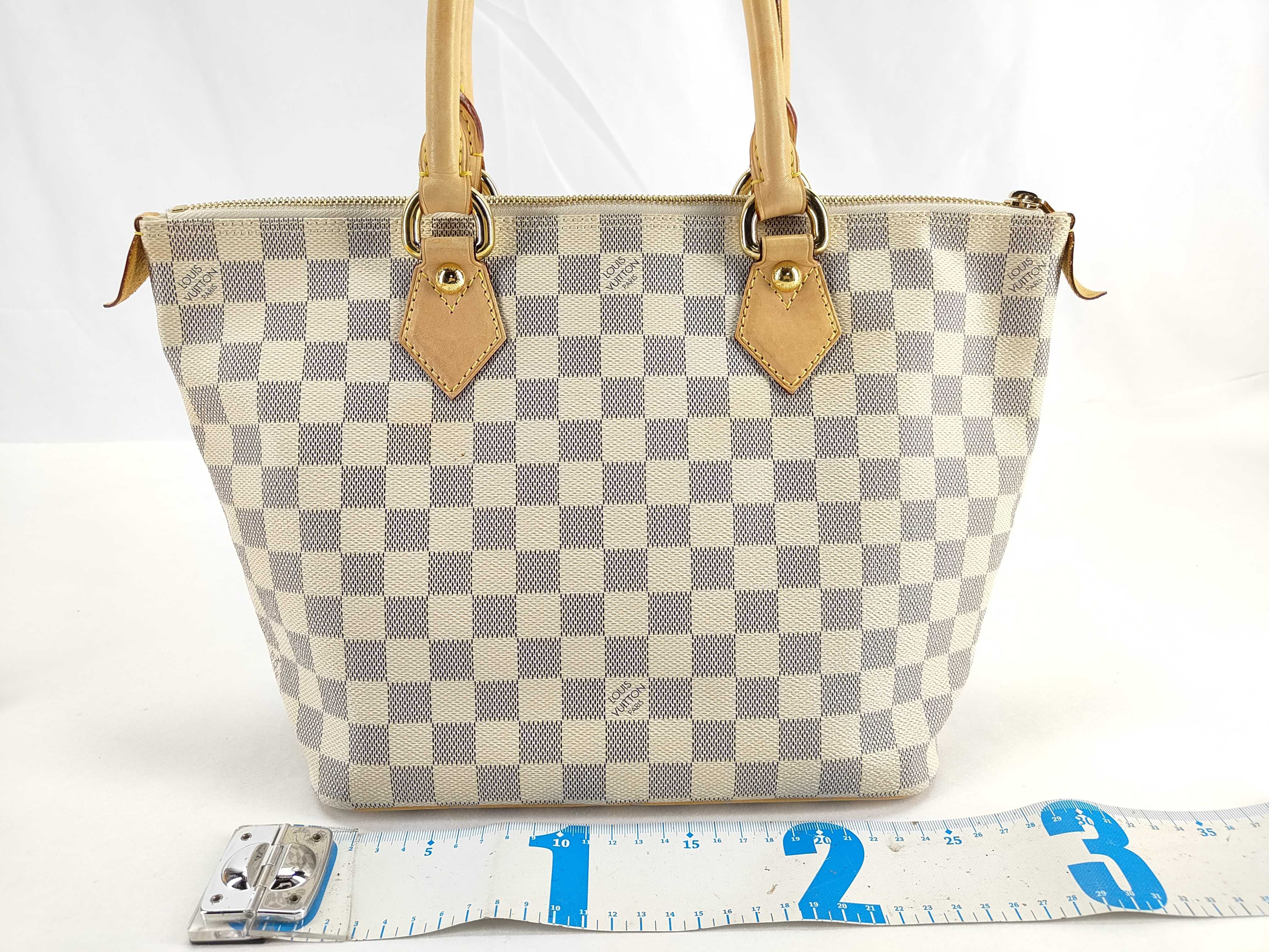 Damier Azur Saleya PM Tote Bag N51186 (Serial Number Unknown) — view 2