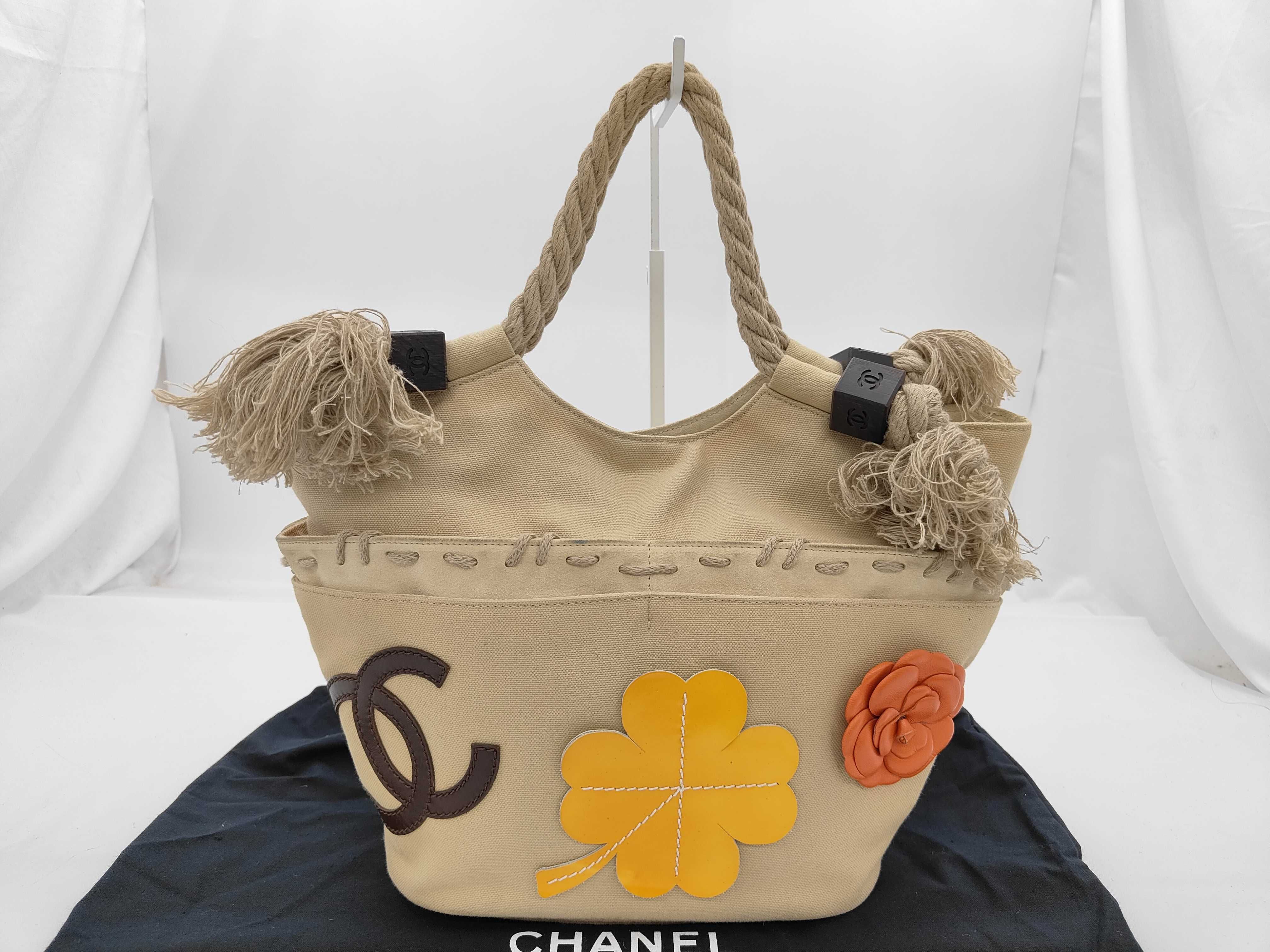 Camellia Fishnet Rope Tote Bag A21385/03P Handbag