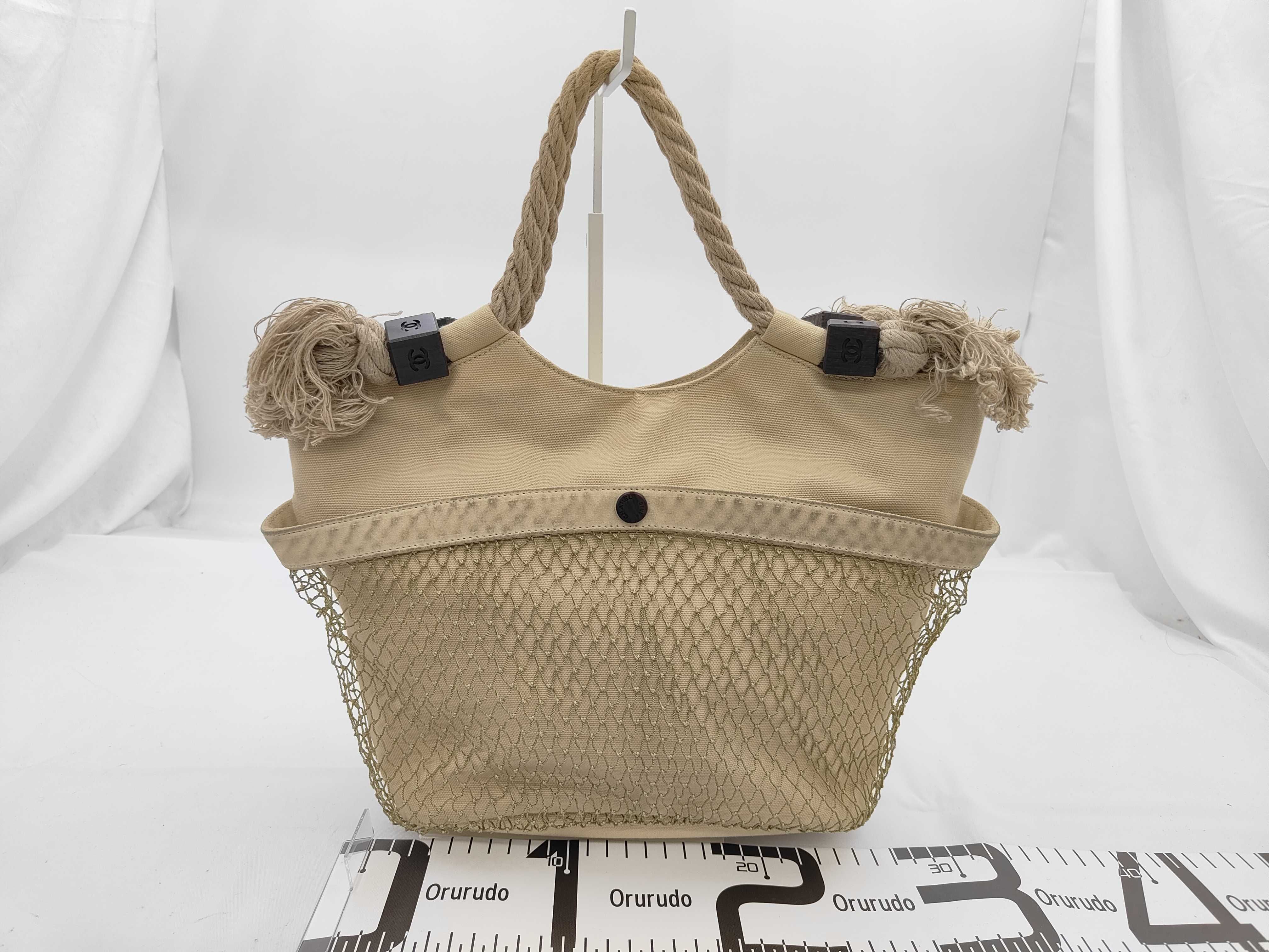 Camellia Fishnet Rope Tote Bag A21385/03P Handbag — view 2