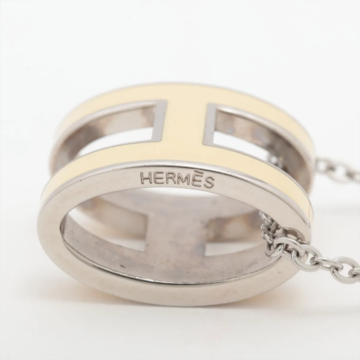 Pop H Necklace GP Silver x Ivory — view 4