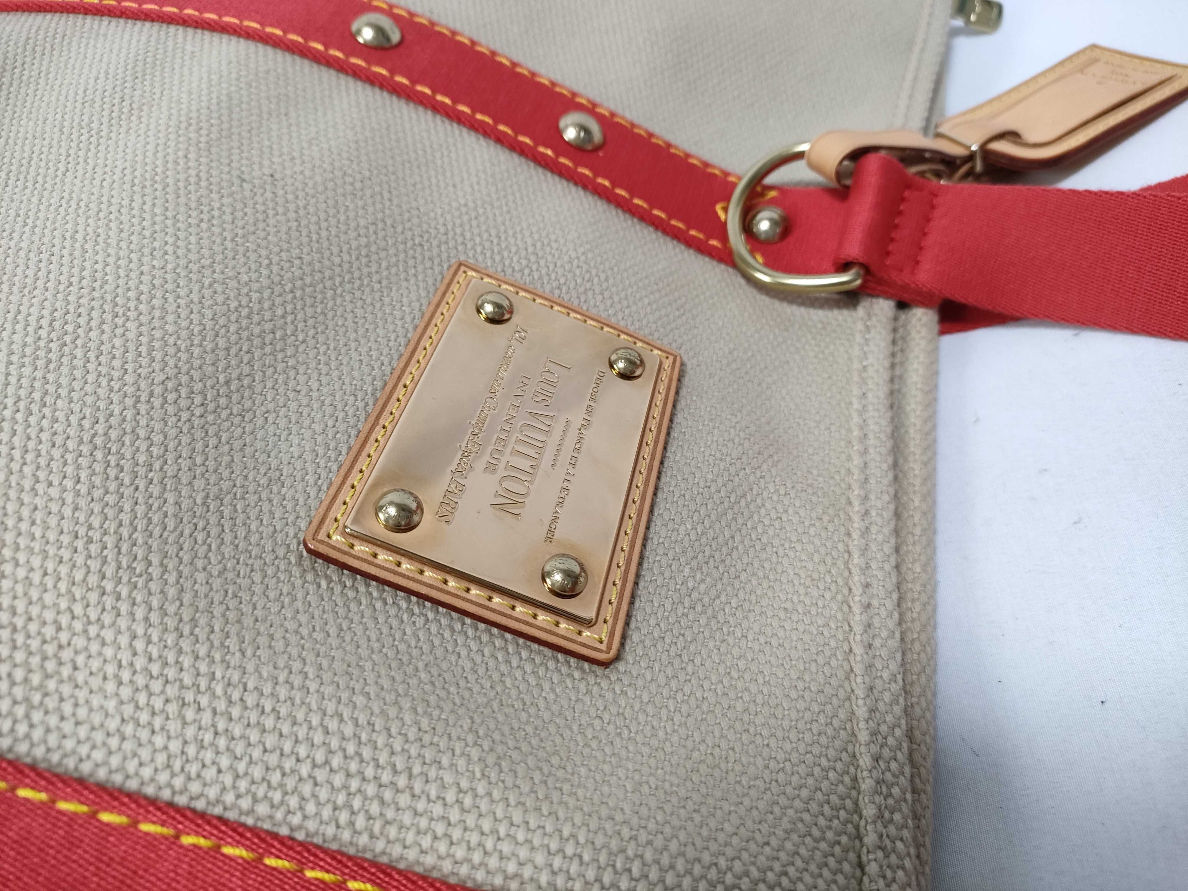 Antigua Cabas GM Canvas Handbag M40032 — view 7