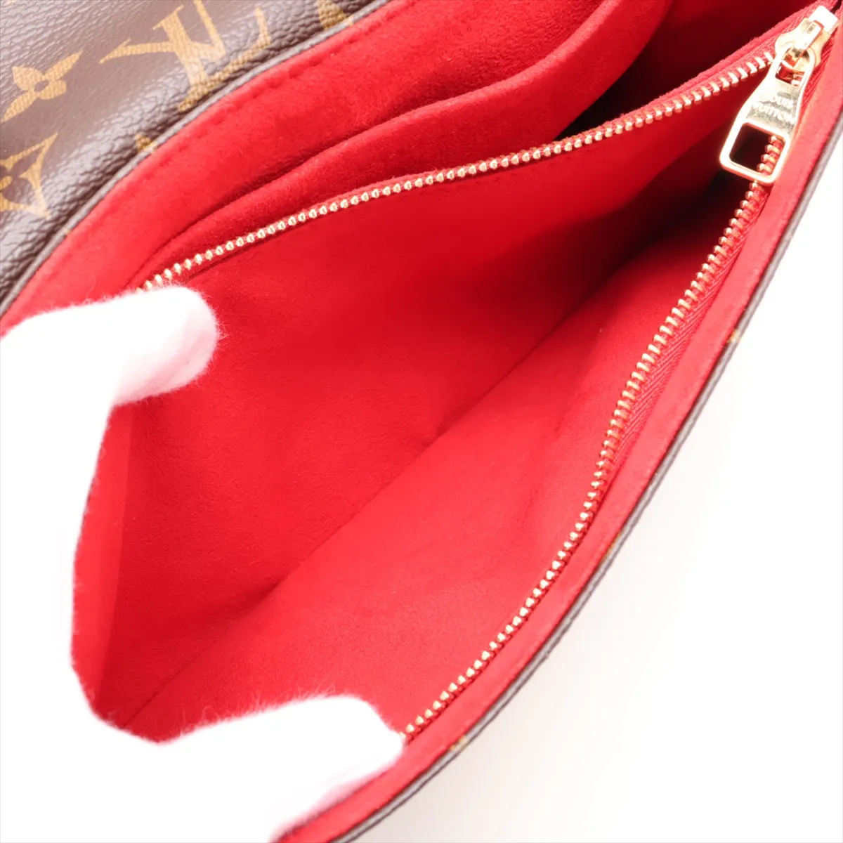 Monogram x Taurillon Samplace M43713 Brown x Red (RFID detected) — view 9