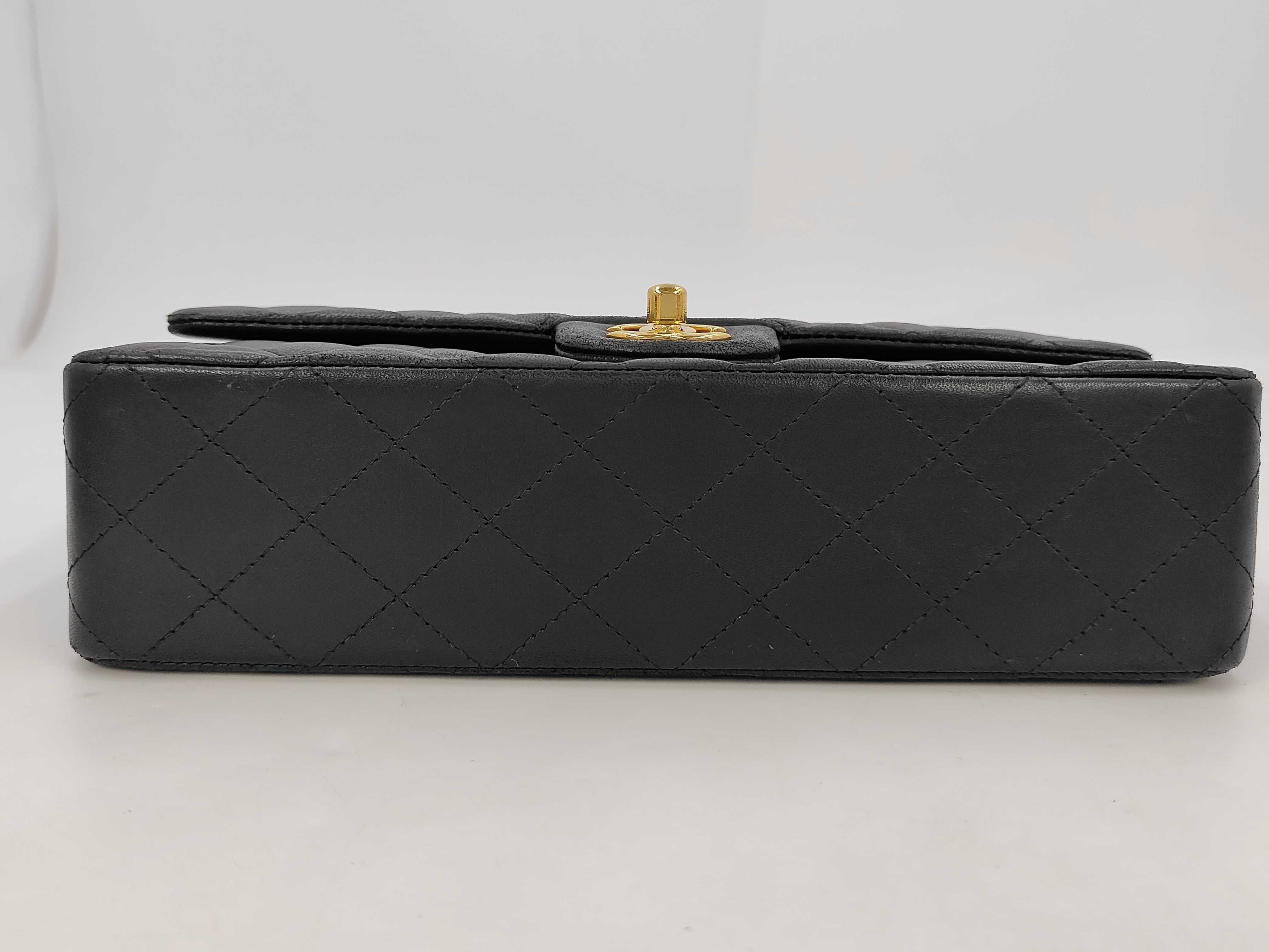 Matelassé 25 Double Flap Double Chain Lambskin Shoulder Bag — view 4