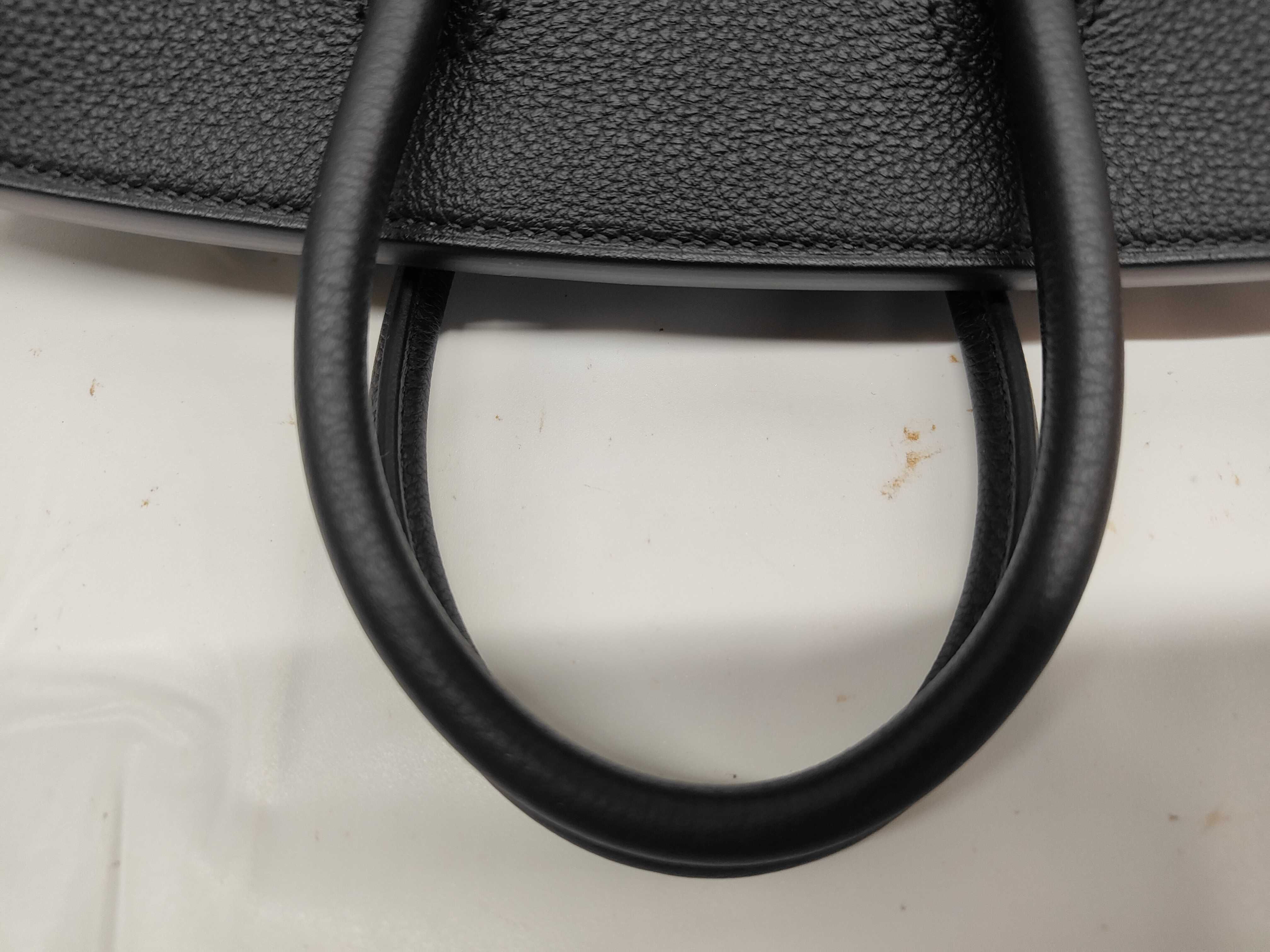 Birkin 25 Togo Noir Silver Hardware G Stamp Seal Handbag — view 5