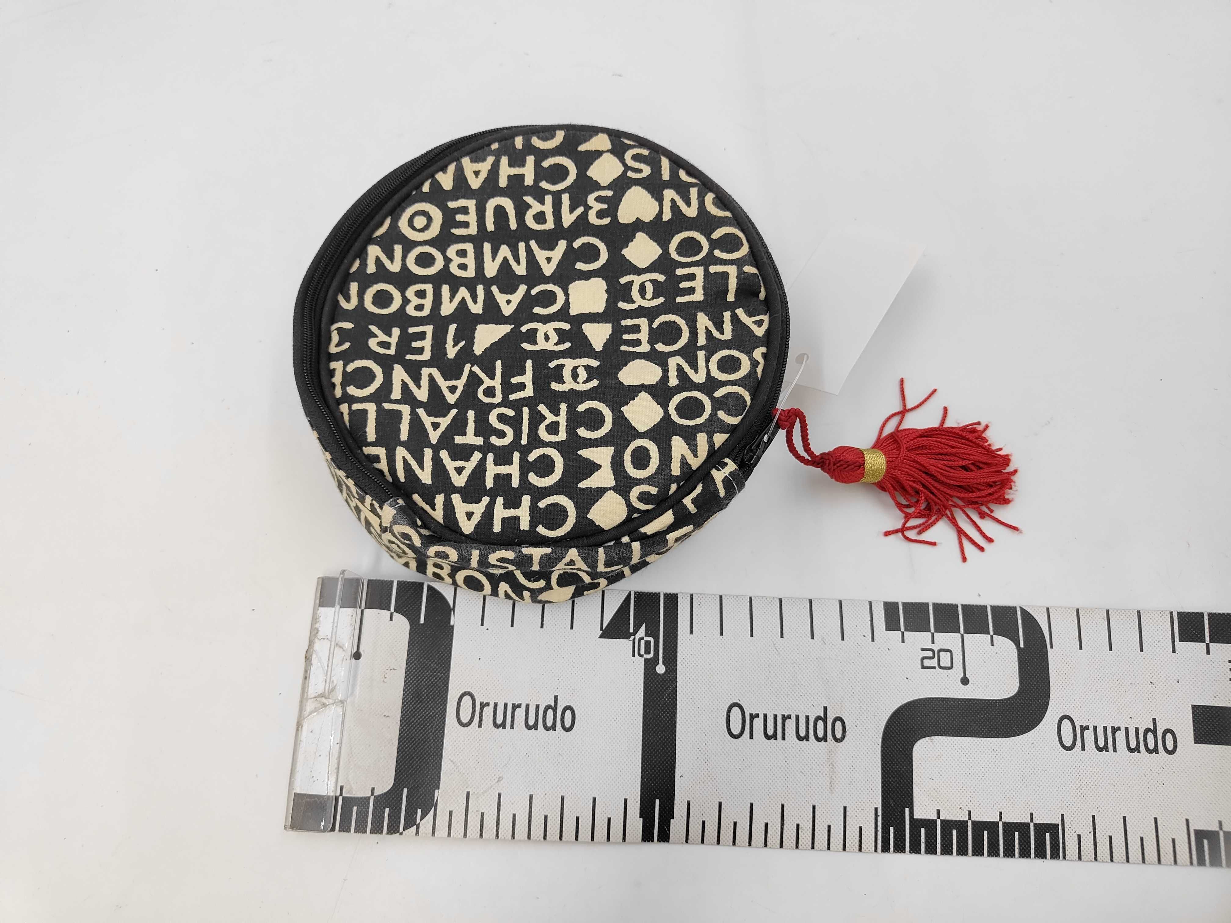 Enamel Chanel Canvas Pouch — view 2